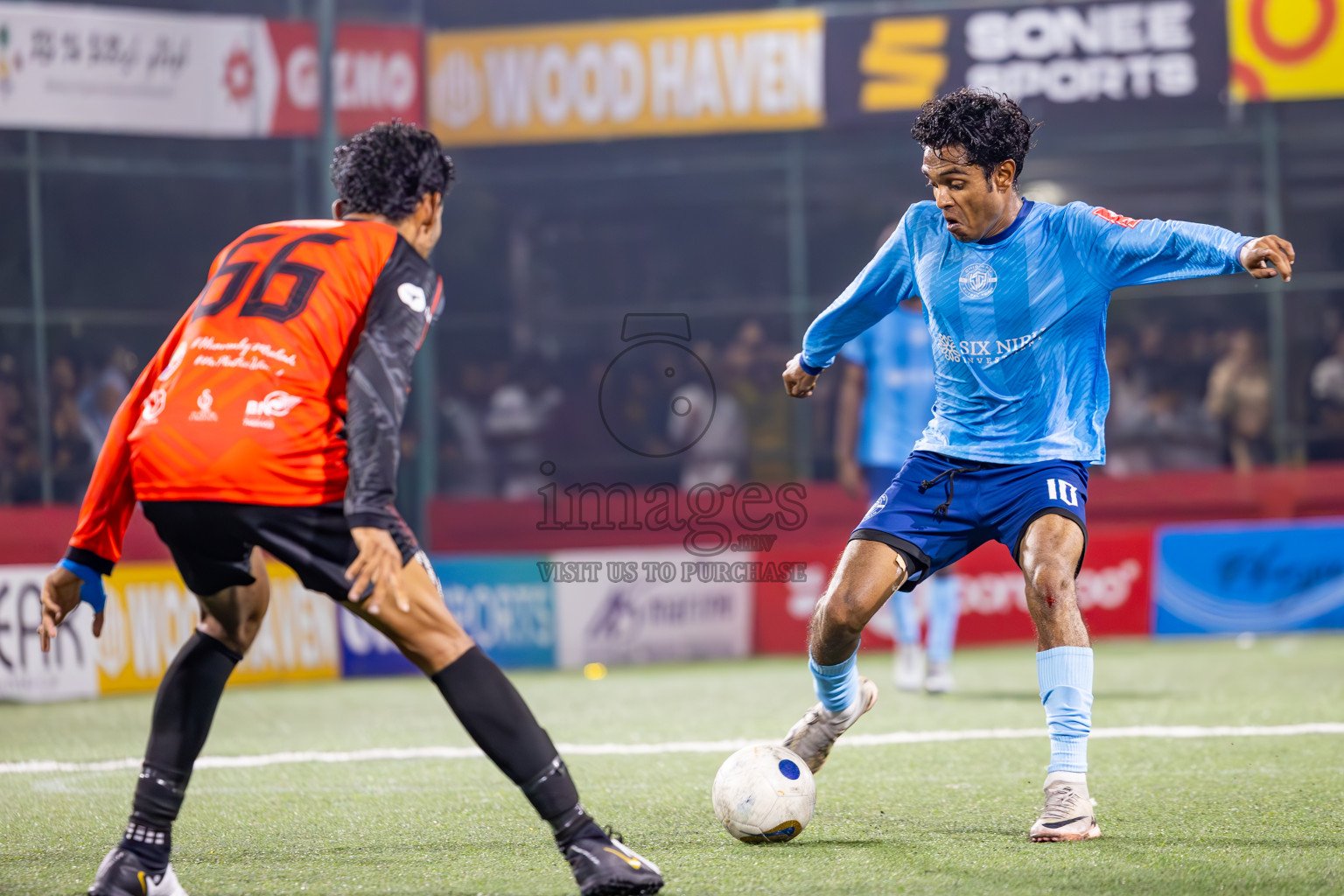 M Dhiggaru vs M Muli in Meemu Atoll Finals in Day 25 of Golden Futsal Challenge 2025 was held on Wednesday , 28th January 2025, in Hulhumale', Maldives. Photos: Ismail Thoriq / images.mv