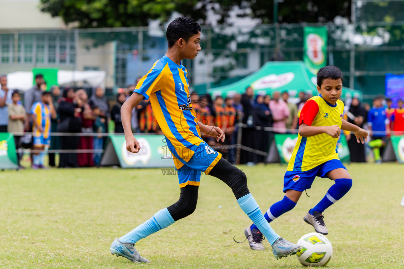 Day 1 of MILO Academy Championship 2025 (U-12) was held at Henveiru Stadium in Male', Maldives on Thursday, 1st May 2025. Photos: Nausham Waheed / images.mv