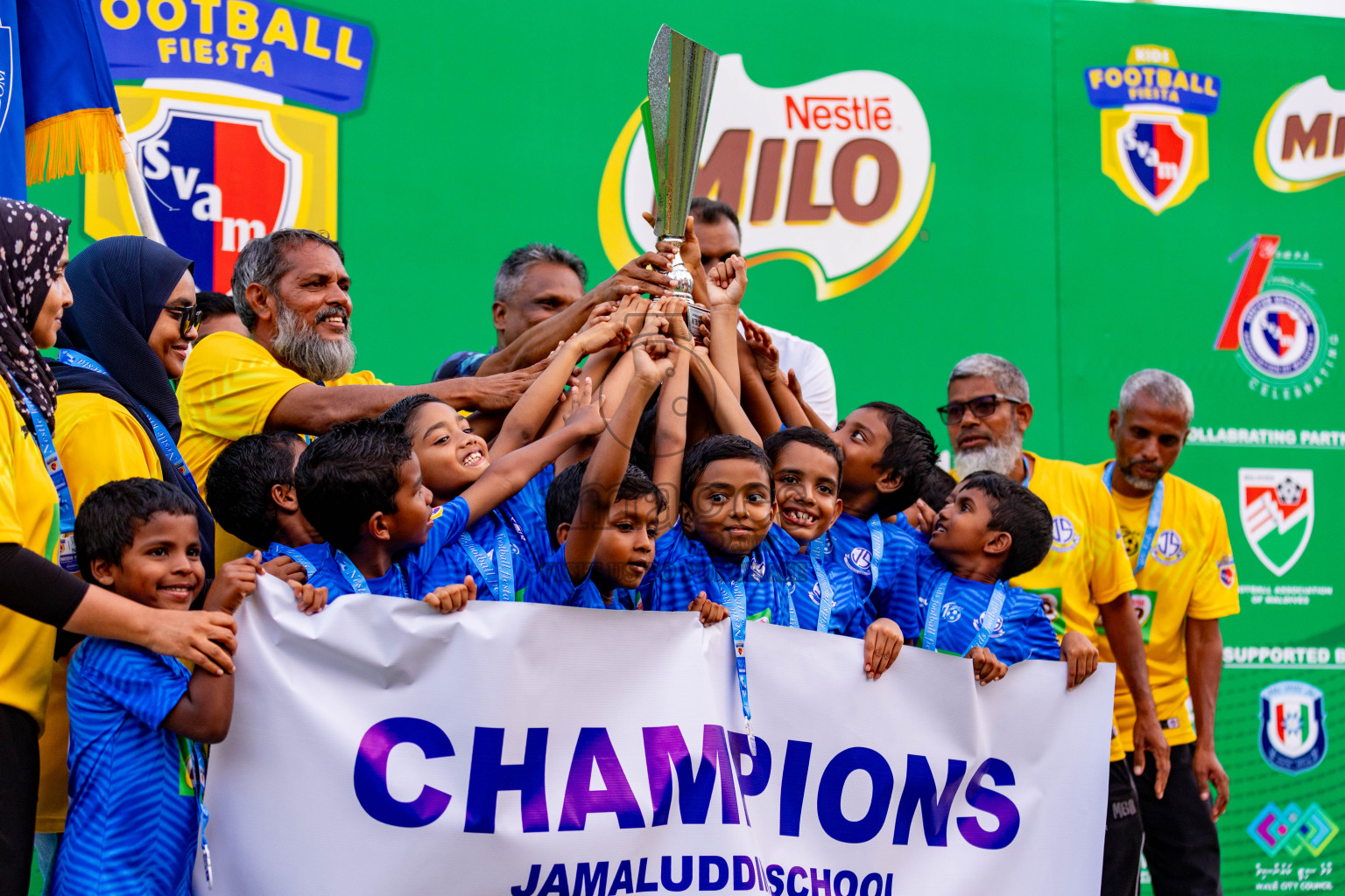 Day 2 of MILO Kids Football Fiesta was held at National Stadium in Male', Maldives on Saturday, 24th February 2024.