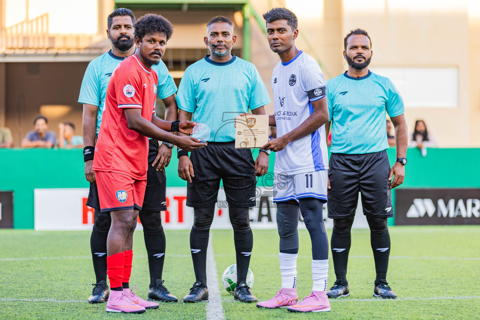 Waldorf Astoria vs Ozen Maadhoo in Resort League 2025 (South Male Zone) day 5 was held on Thursday, 2nd October 2025 in Crossroads's Maldives, Photos: Areef Adam / images.mv