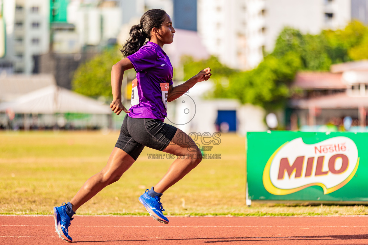 Day 3 of Inter-school Athletics Championship 2025 held in Ekuveni Synthetic Track, Male', Maldives on Wednesday, 08th October 2025. Photos by: Areef Adam  / Images.mv