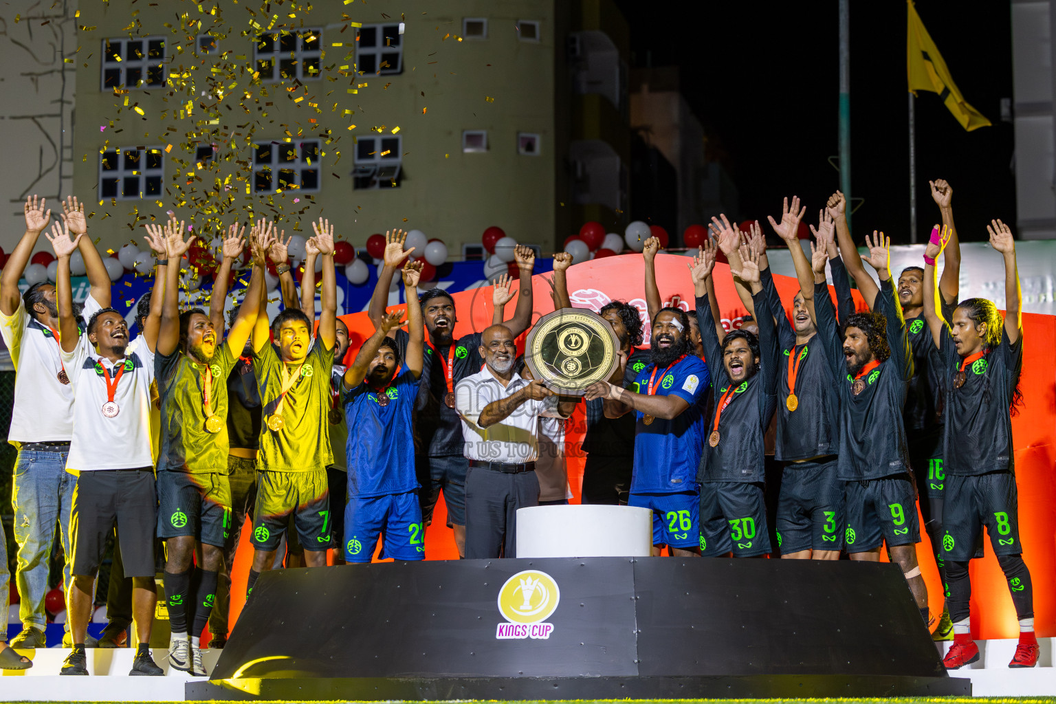Road Recreation Club vs Club Combination SC Eydhafushi in Kings Cup Final of Club Maldives 2025 was held in Rehendhi Futsal Ground, Hulhumale', Maldives on Tuesday, 9th September 2025. Photos: Ismail Thoriq / images.mv