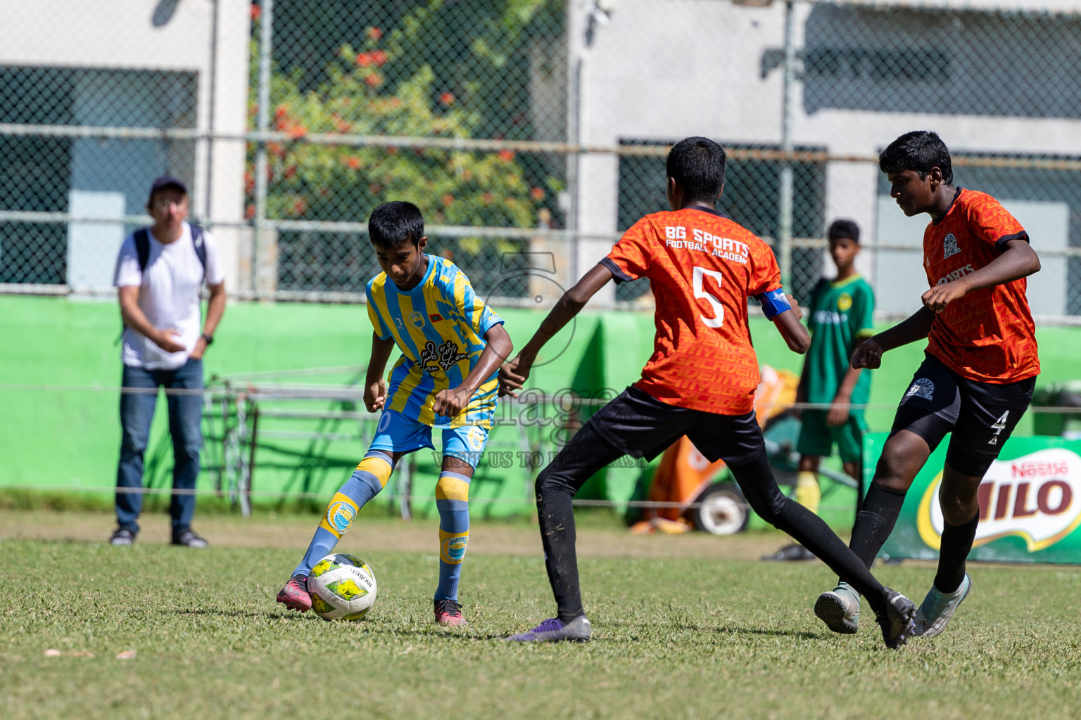 Day 3 of MILO Academy Championship 2024 (U-14) was held in Henveyru Stadium, Male', Maldives on Saturday, 2nd November 2024.
Photos: Hassan Simah / Images.mv