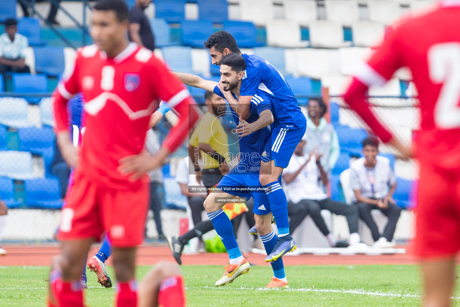 Kuwait vs Nepal in the opening match of SAFF Championship 2023 held in Sree Kanteerava Stadium, Bengaluru, India, on Wednesday, 21st June 2023. Photos: Nausham Waheed / images.mv