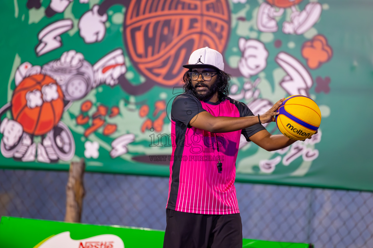 Day 3 of MILO Ramadan 3x3 Challenge 2024 was held in Ekuveni Outdoor Basketball Court at Male', Maldives on Thursday, 14th March 2024.
Photos: Ismail Thoriq / images.mv