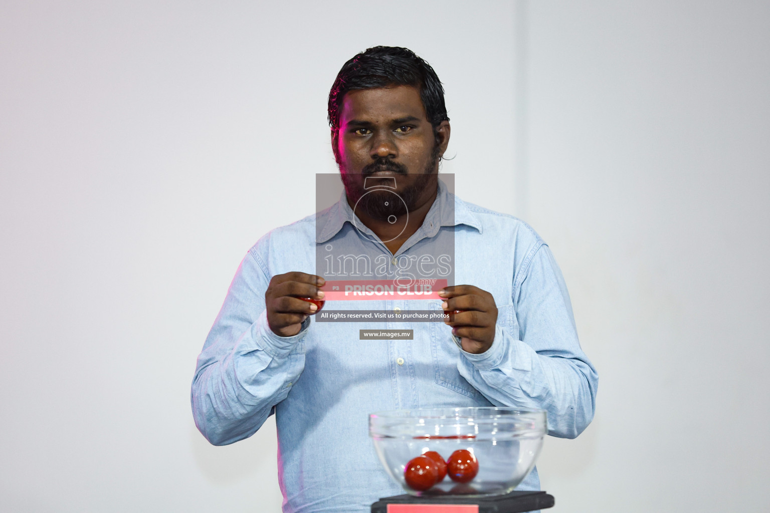 Round of 16 Draw of Club Maldives 2023 held in Boalhage Male, Maldives, on Monday, 31st July 2023 Photos: Nausham Waheed / images.mv