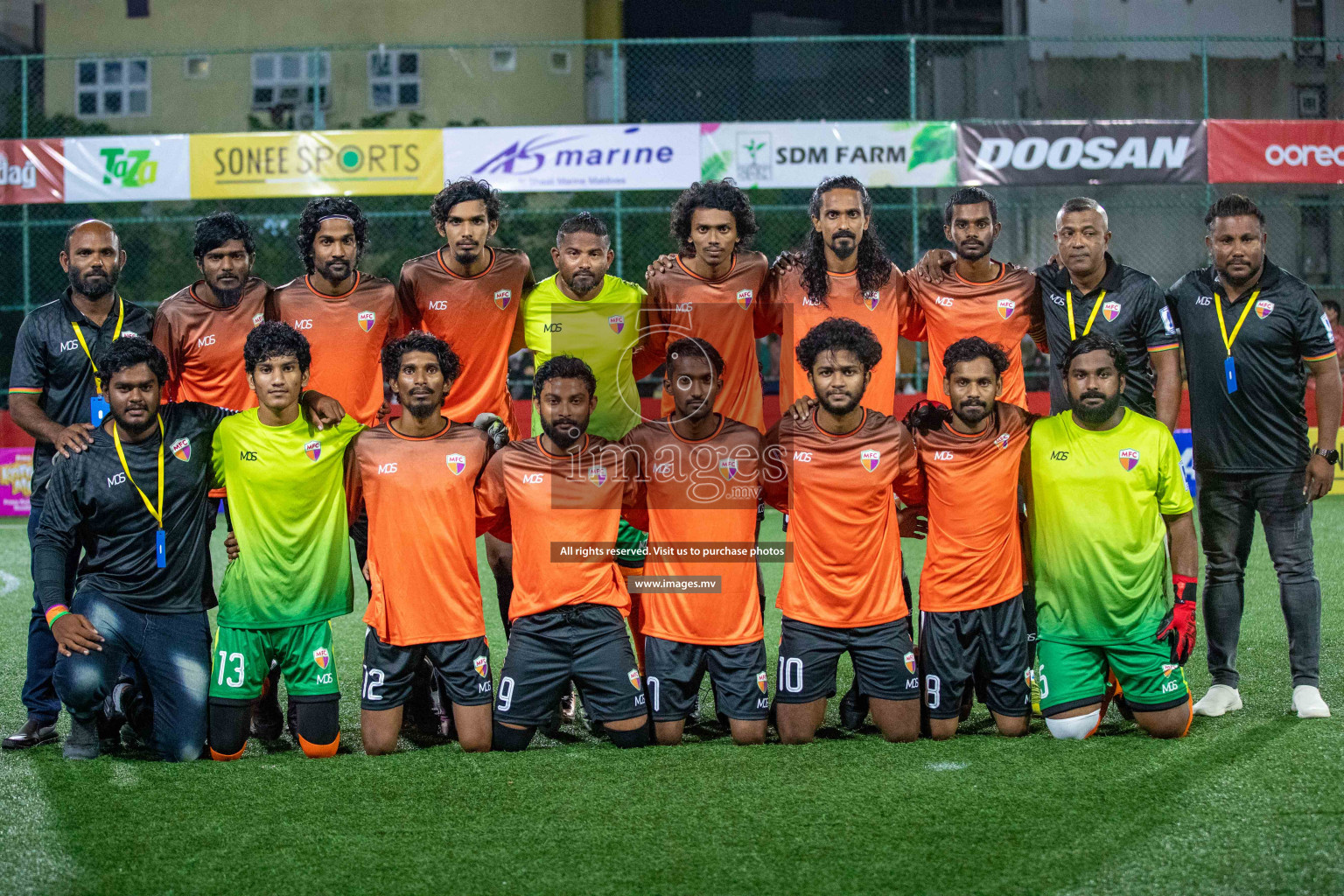 GA. Vilingili vs GA. Maamendhoo in Day 2 of Golden Futsal Challenge 2023 on 06 February 2023 in Hulhumale, Male, Maldives