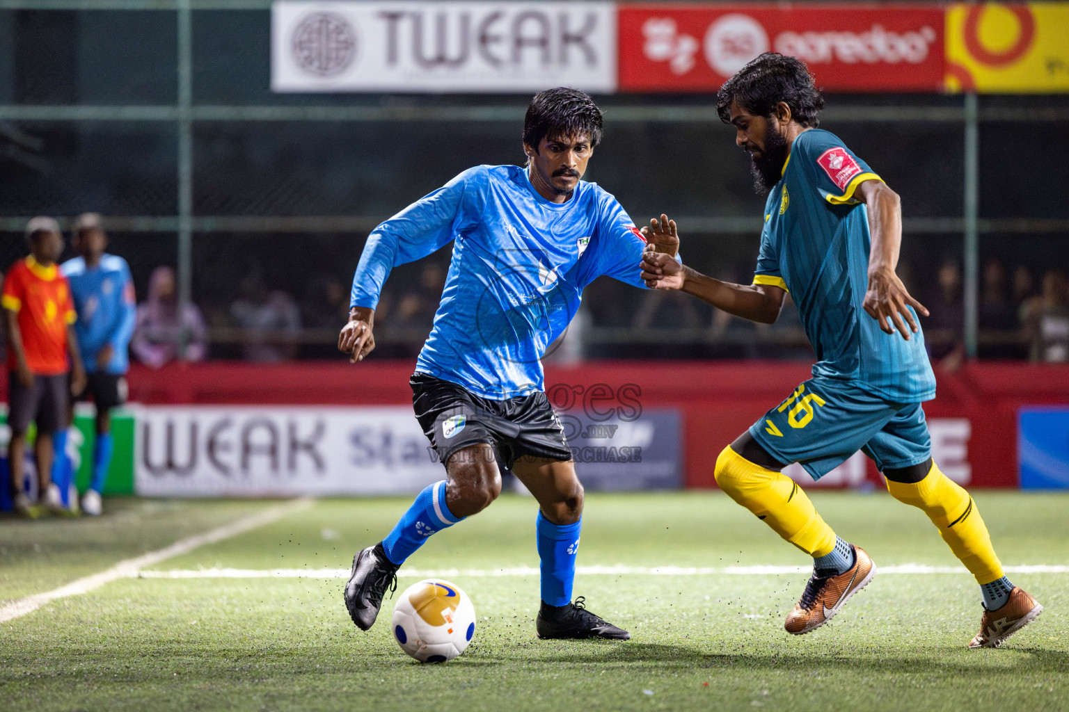 HDh. Hanimaadhoo vs HDh. Neykurendhoo in Day 1 of Golden Futsal Challenge 2025 on Sunday, 5th January 2025, in Hulhumale', Maldives 
Photos: Nausham Waheed / images.mv