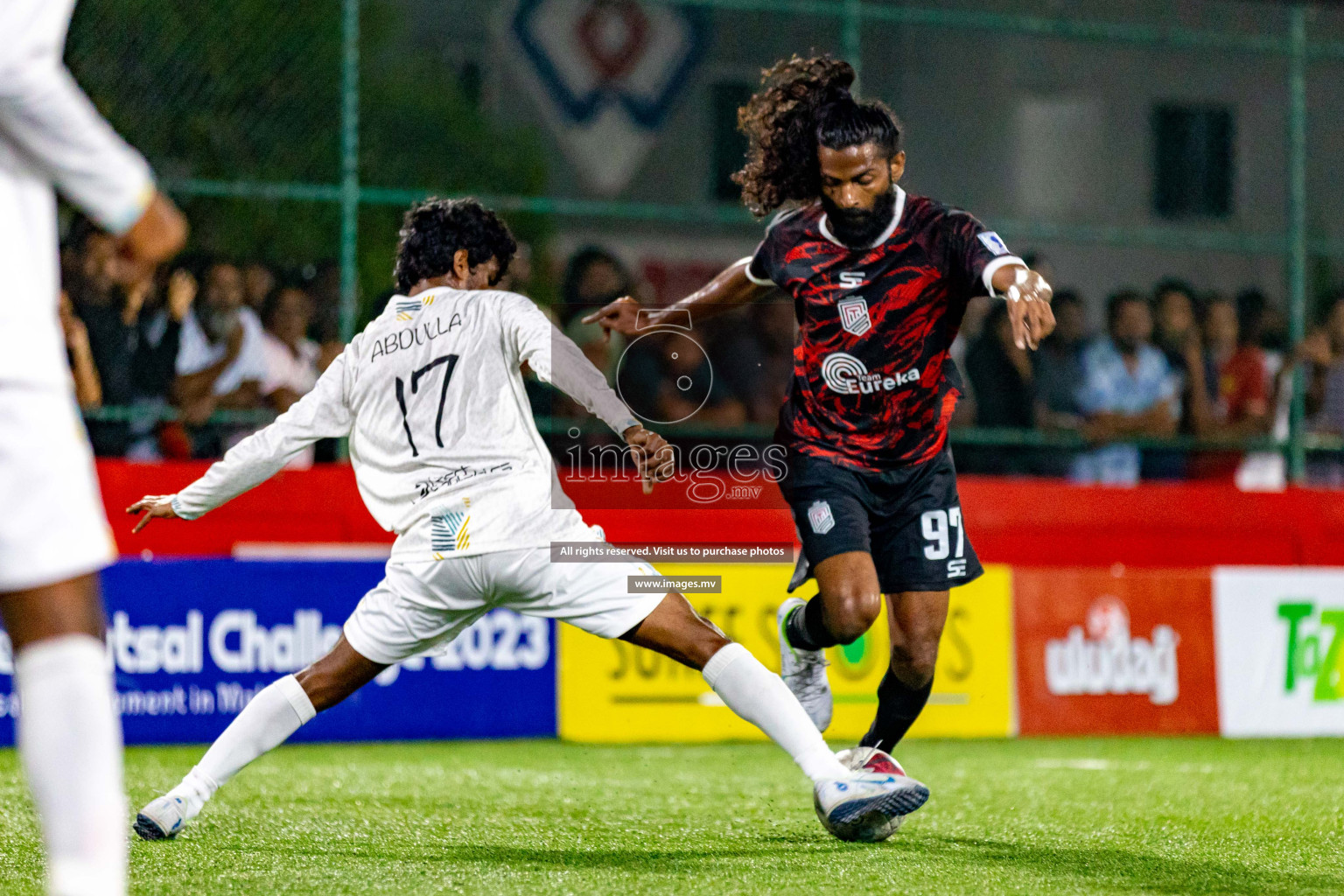 HA. Muraidhoo vs HA. Filladhoo in Day 13 of Golden Futsal Challenge 2023 on 17 February 2023 in Hulhumale, Male, Maldives