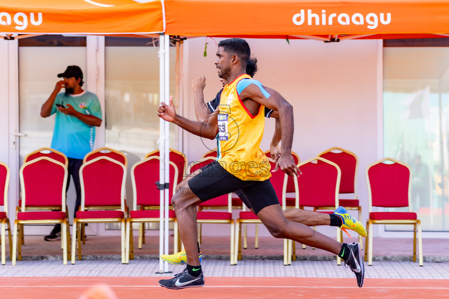 Day 3 of MWSC Interschool Athletics Championships 2024 held in Hulhumale Running Track, Hulhumale, Maldives on Monday, 11th November 2024. Photos by: Nausham Waheed / Images.mv