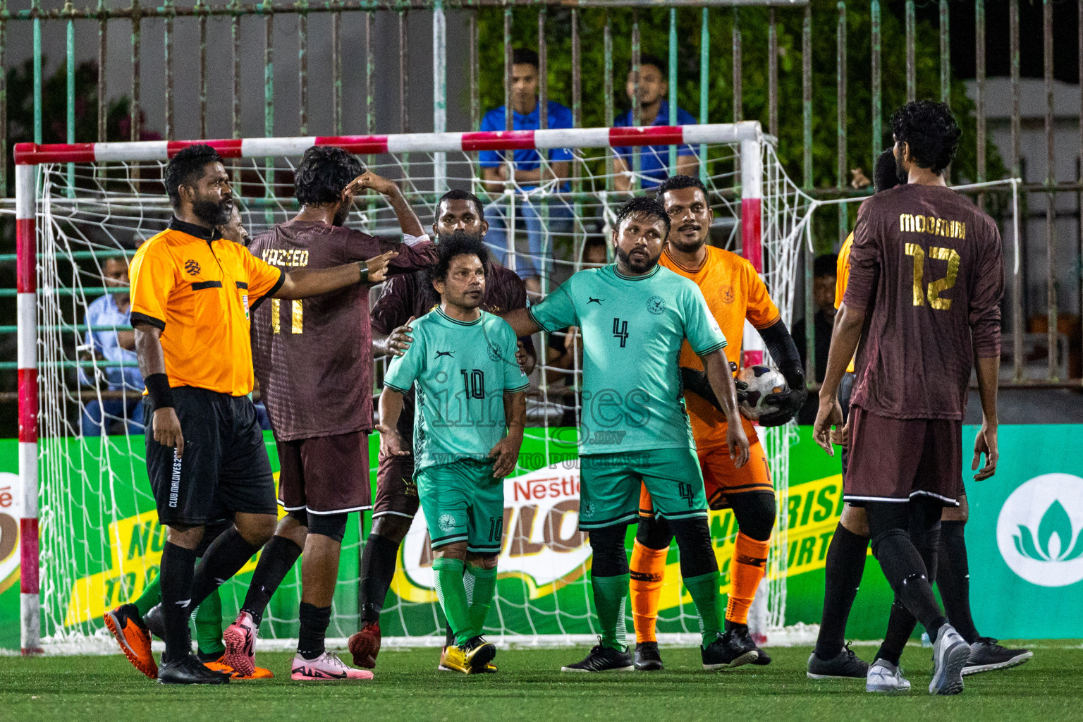 MMA SC vs CLUB CVC in Club Maldives Classic 2024 held in Rehendi Futsal Ground, Hulhumale', Maldives on Wednesday, 11th September 2024. 
Photos: Shuu Abdul Sattar / images.mv