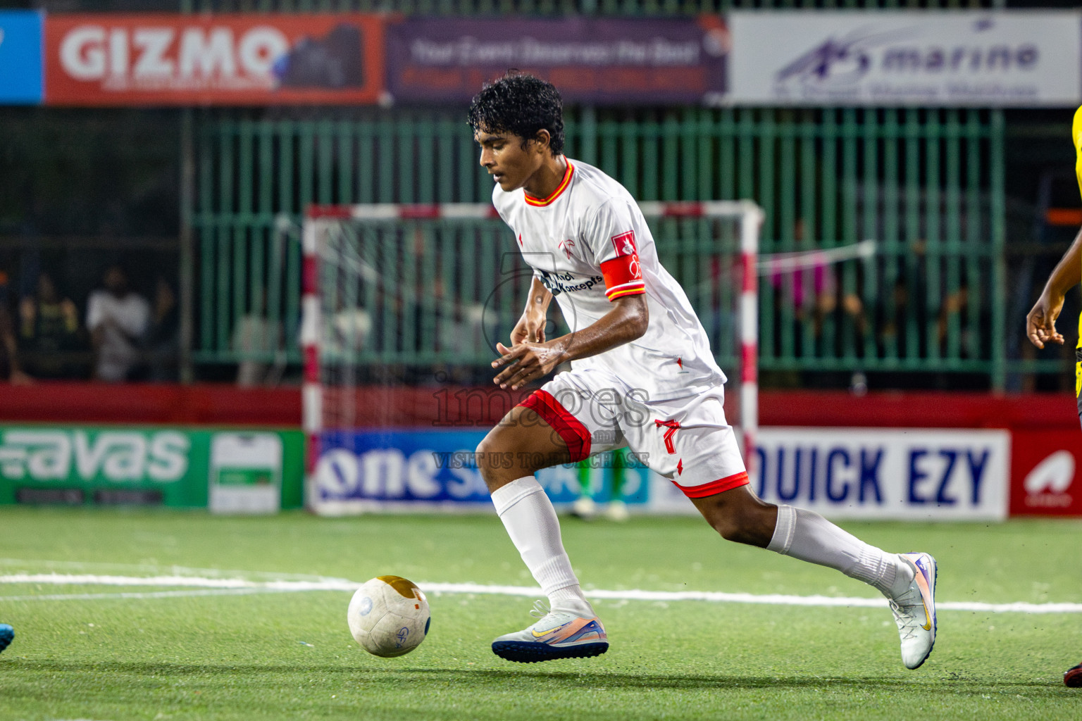 F Magoodhoo vs F Dharanboodhoo in Day 21 of Golden Futsal Challenge 2025 was held on Saturday , 25th January 2025, in Hulhumale', Maldives. Photos: Nausham Waheed / images.mv
