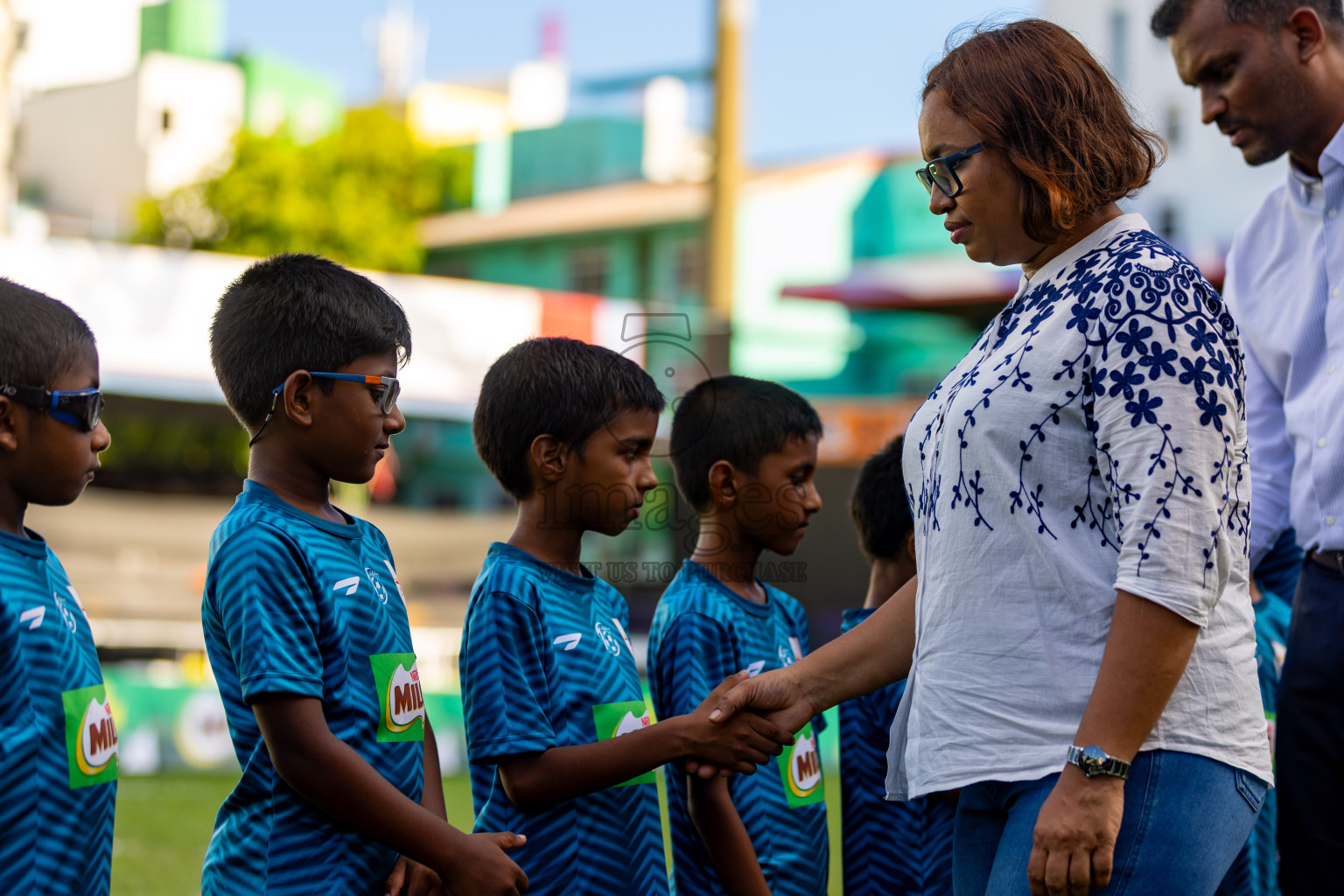 Day 2 of MILO Kids Football Fiesta was held at National Stadium in Male', Maldives on Saturday, 24th February 2024.