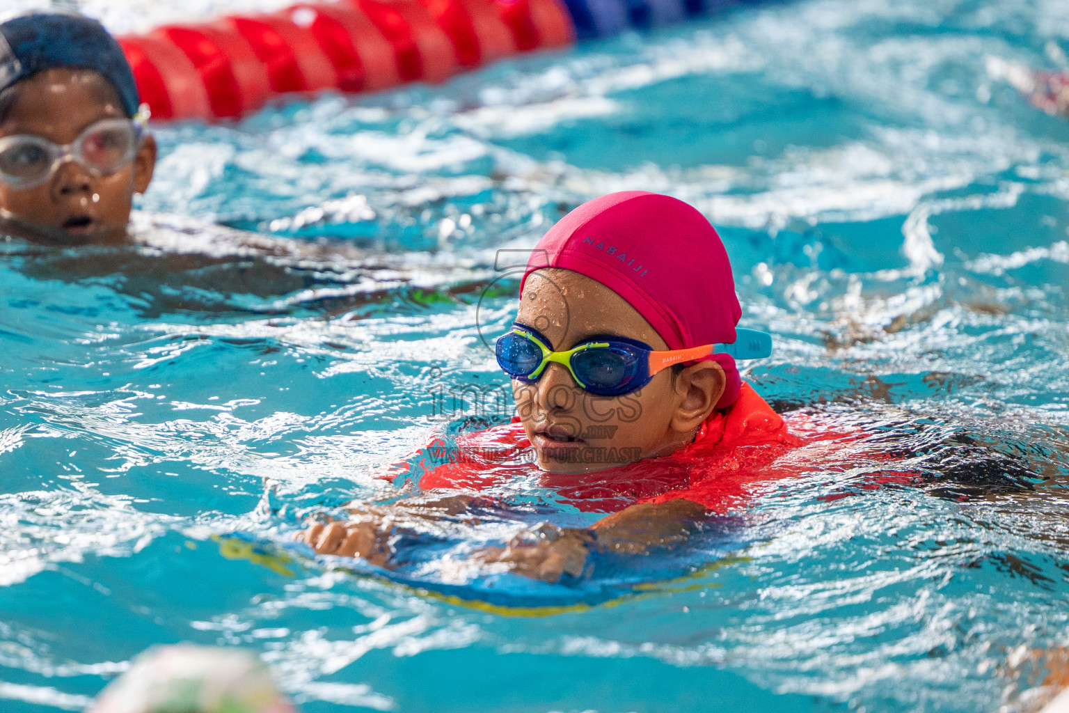 Day 1 of The BML 7th Kids Swimming Festival was held on Tuesday, 24th July 2024, at Hulhumale Swimming Pool, Hulhumale', Maldives
Photos: Ismail Thoriq / images.mv