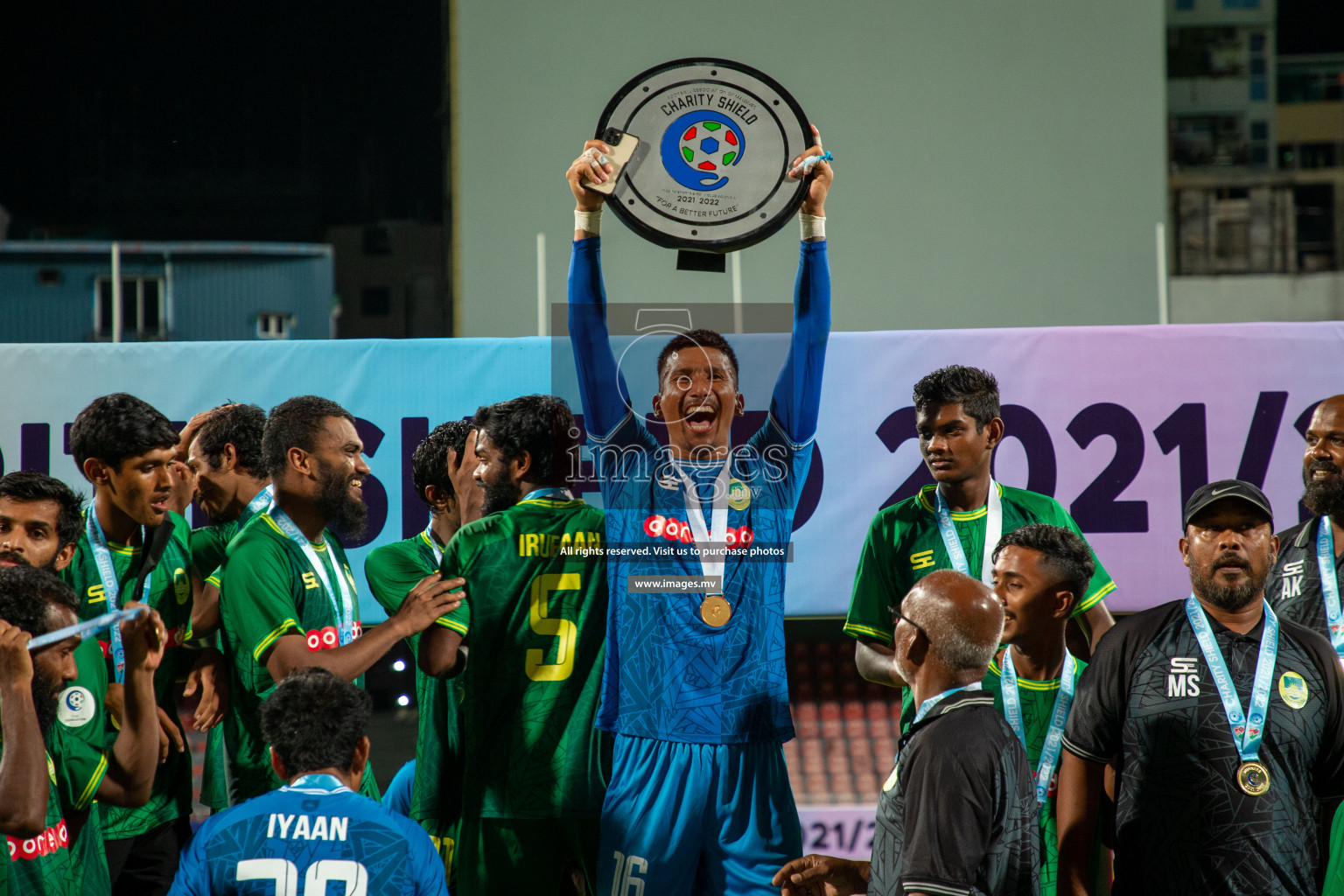 Maziya SRC vs Club Valencia in the Community Shield Match 2021/2022 on 15 December 2021 held in Male', Maldives. Photos: Hassan Simah / images.mv