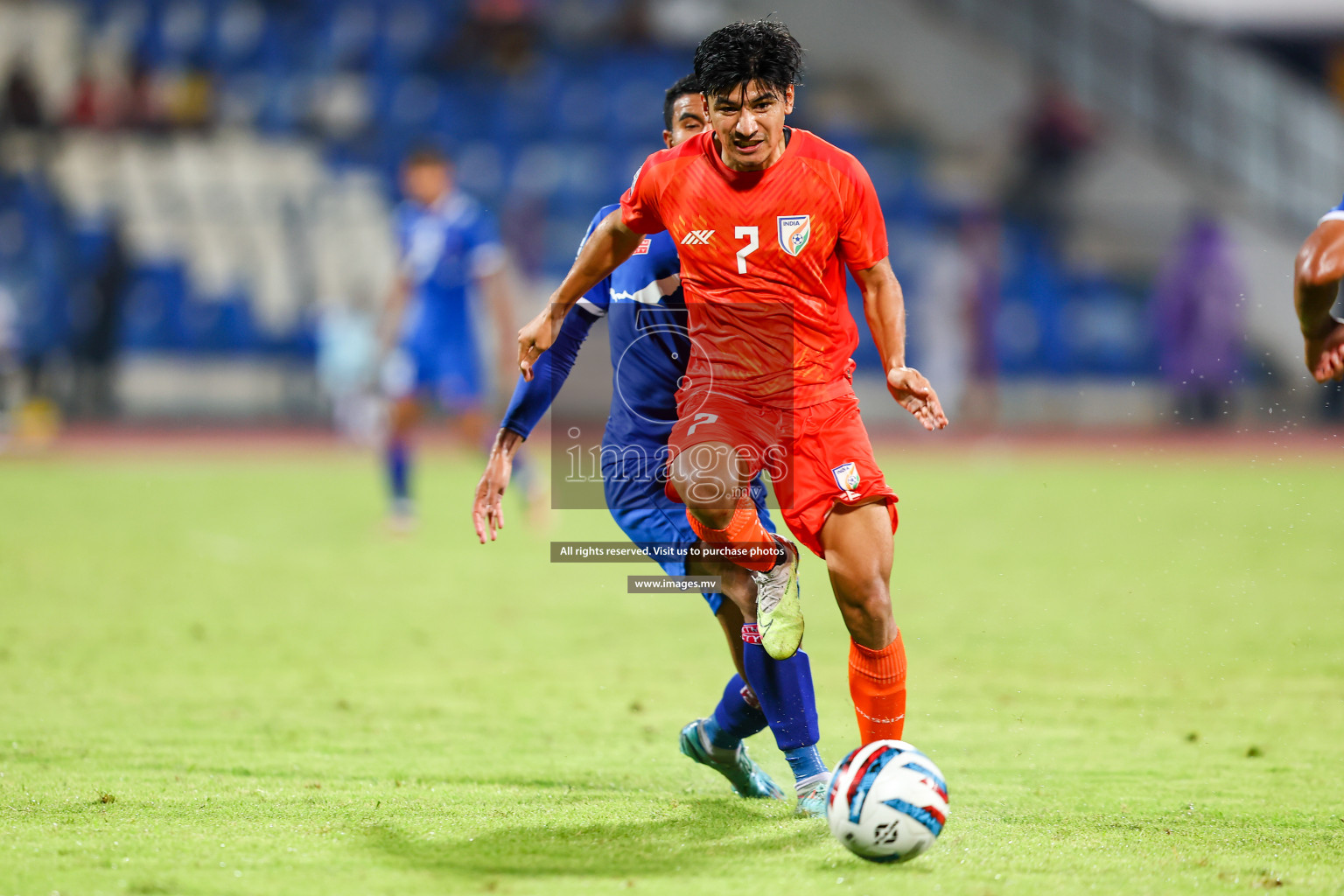 Nepal vs India in SAFF Championship 2023 held in Sree Kanteerava Stadium, Bengaluru, India, on Saturday, 24th June 2023. Photos: Nausham Waheed, Hassan Simah / images.mv