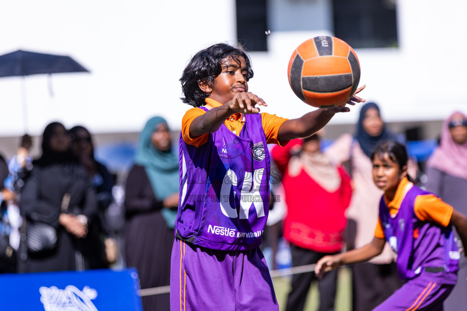 Day 3 of Nestle' Kids Netball Fiesta 2023 held in Henveyru Stadium, Male', Maldives on Saturday, 2nd December 2023. Photos by Nausham Waheed / Images.mv