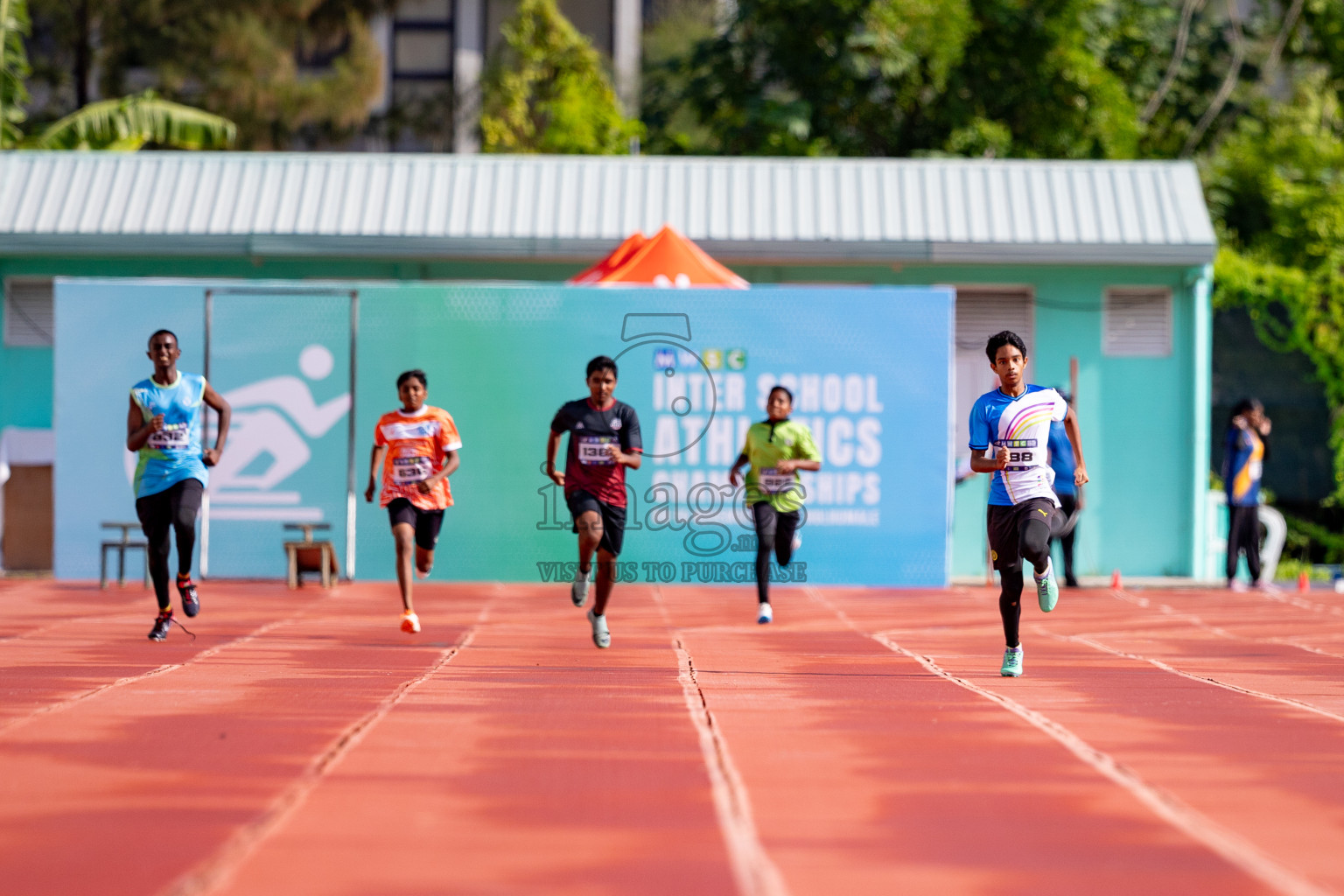 Day 3 of MWSC Interschool Athletics Championships 2024 held in Hulhumale Running Track, Hulhumale, Maldives on Monday, 11th November 2024. 
Photos by: Hassan Simah / Images.mv