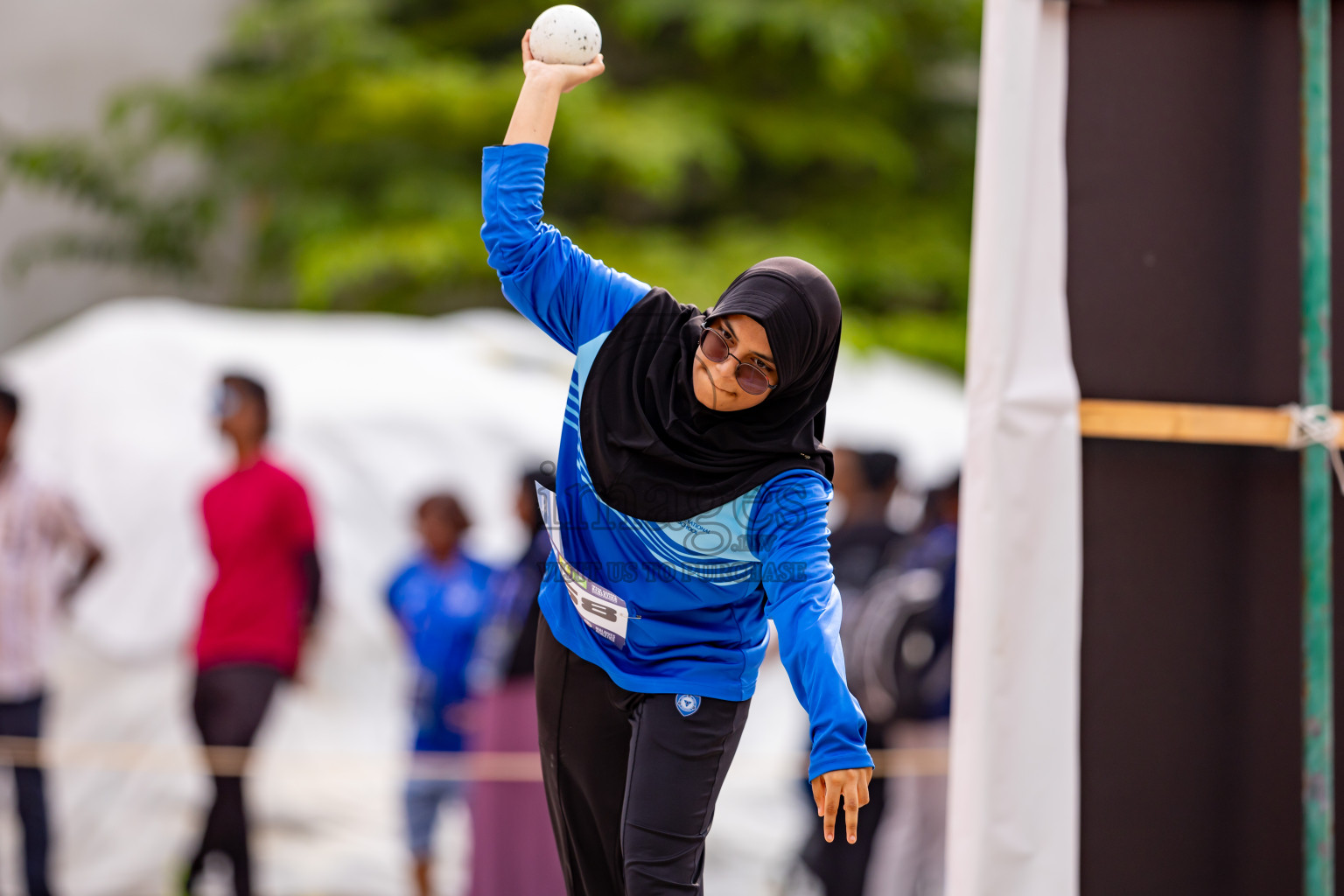 Day 6 of MWSC Interschool Athletics Championships 2024 held in Hulhumale Running Track, Hulhumale, Maldives on Thursday, 14th November 2024. Photos by: Nausham Waheed / Images.mv