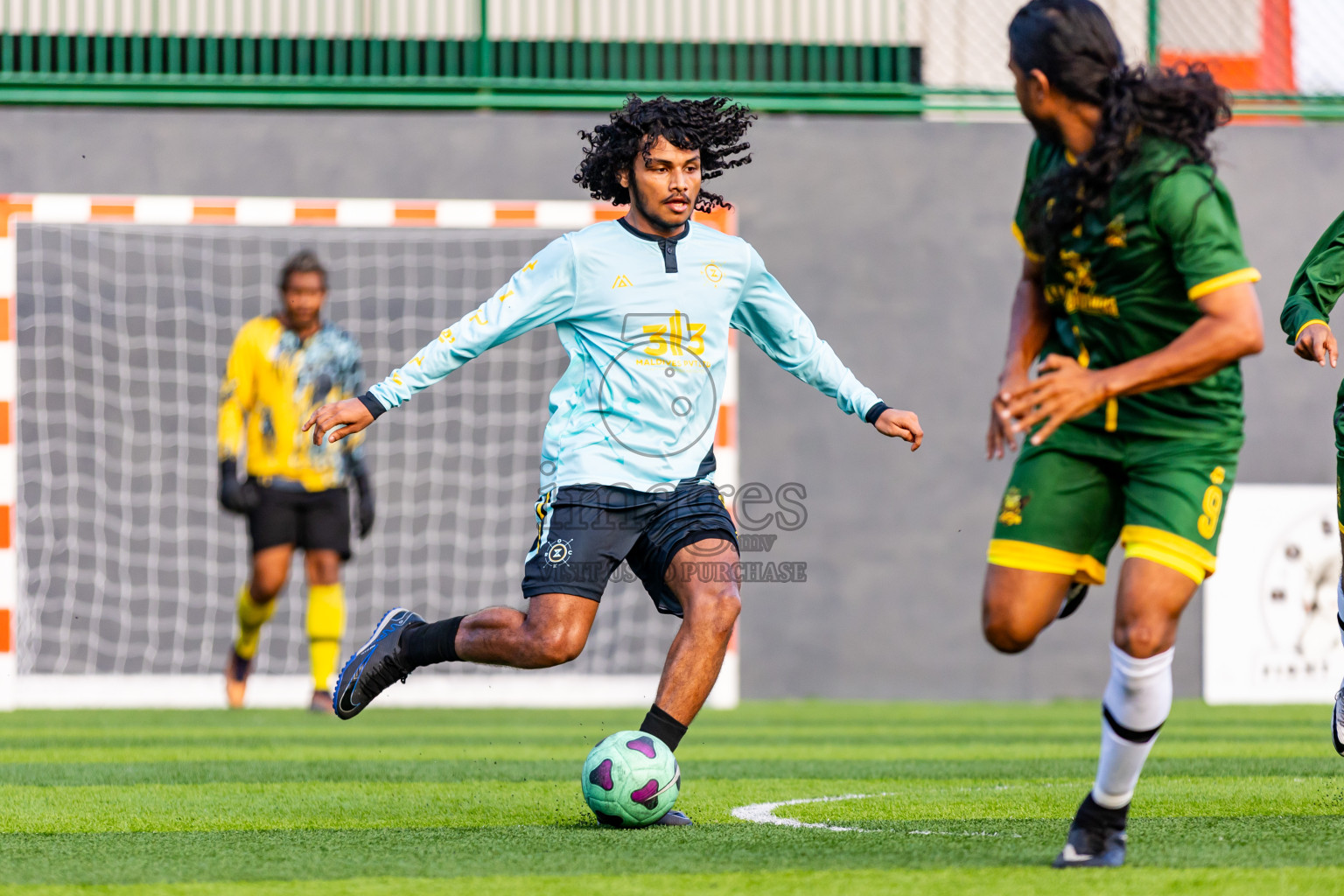 Squadra vs Rock Z in Day 8 of BG Futsal Challenge 2024 was held on Tuesday, 19th March 2024, in Male', Maldives Photos: Nausham Waheed / images.mv