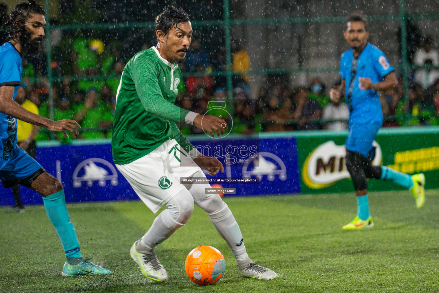 Team FSM vs Club HDC in the Quarter Finals of Club Maldives 2021 held at Hulhumale;, on 12th December 2021 Photos: Nasam / images.mv