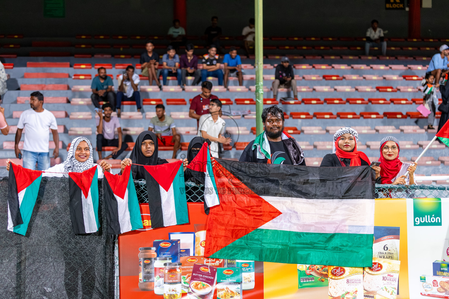 Maldives vs Palestine in an under 17 friendly held in National Football Stadium, Male', Maldives on Thursday, 13 November 2025. 
Photos: Mohamed Mahfooz Moosa / Images.mv