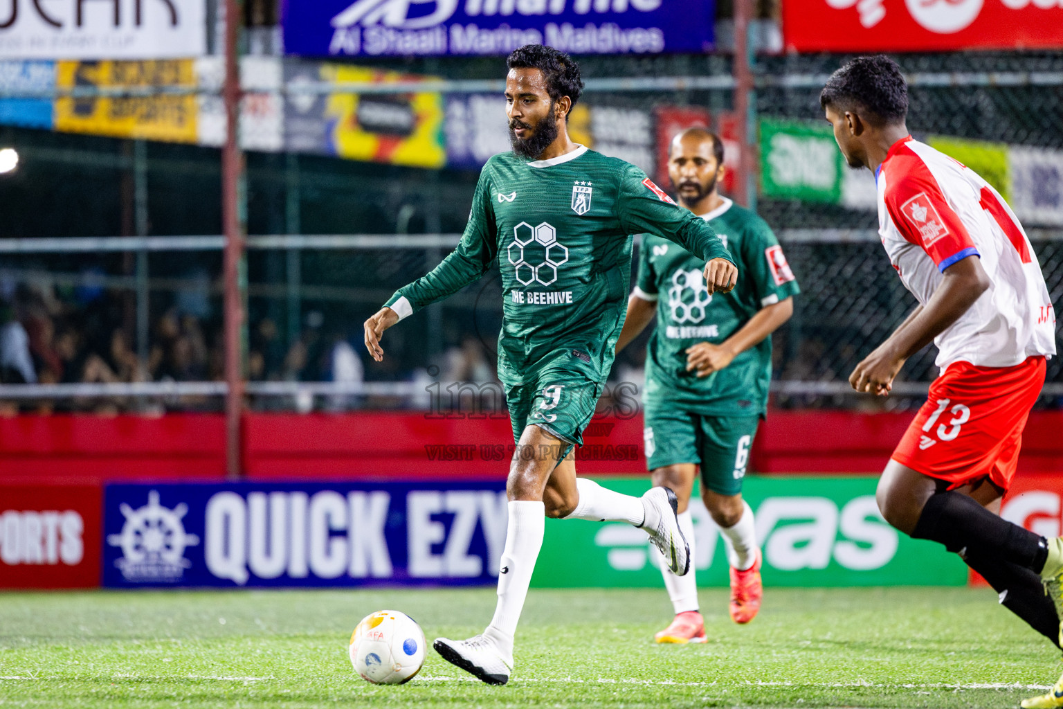 Th Thimarafushi vs Th Dhiyamigili in Day 10 of Golden Futsal Challenge 2025 was held on Tuesday, 14th January 2025, in Hulhumale', Maldives Photos: Nausham Waheed / images.mv