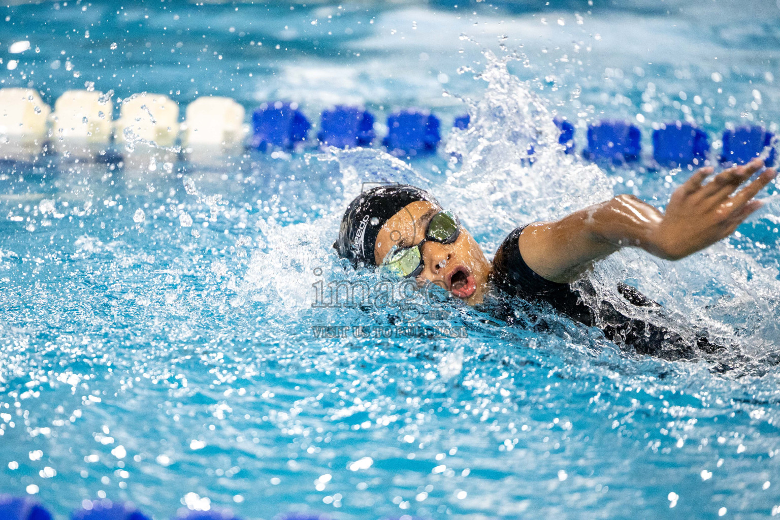 Day 1 of 20th Inter-school Swimming Competition 2024 held in Hulhumale', Maldives on Saturday, 12th October 2024. Photos: Ismail Thoriq / images.mv