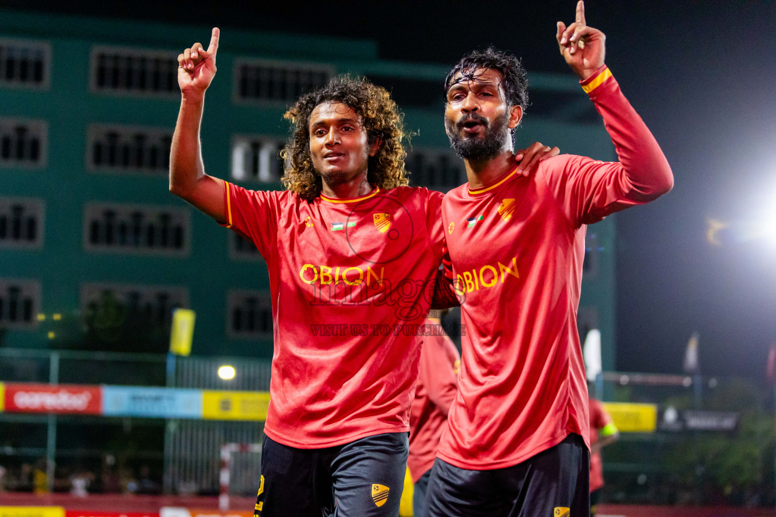 Dh Kudahuvadhoo vs Dh Maaenboodhoo in Day 24 of Golden Futsal Challenge 2024 was held on Wednesday  , 7th February 2024 in Hulhumale', Maldives Photos: Nausham Waheed / images.mv