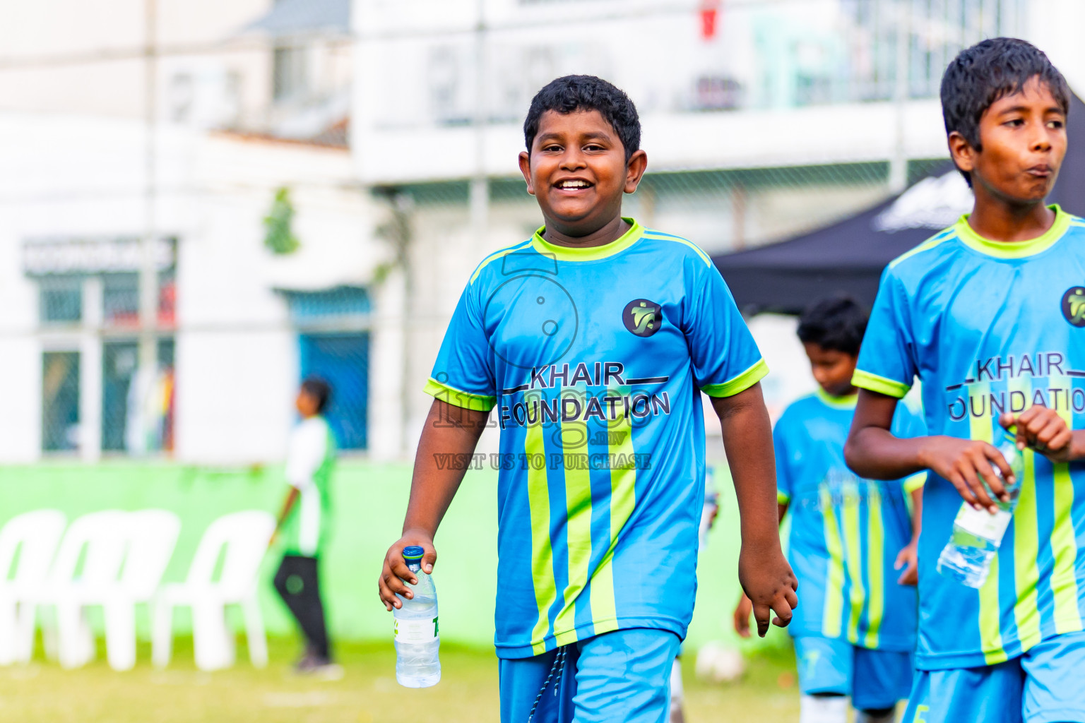 Day 1 of MILO Academy Championship 2024 - U12 was held at Henveiru Grounds in Male', Maldives on Sunday, 7th July 2024. Photos: Nausham Waheed / images.mv