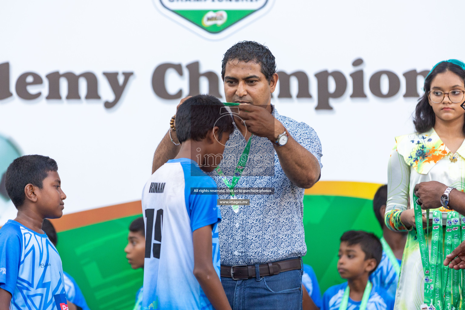 Day 2 of MILO Academy Championship 2023 (U12) was held in Henveiru Football Grounds, Male', Maldives, on Saturday, 19th August 2023. Photos: Nausham Waheedh / images.mv