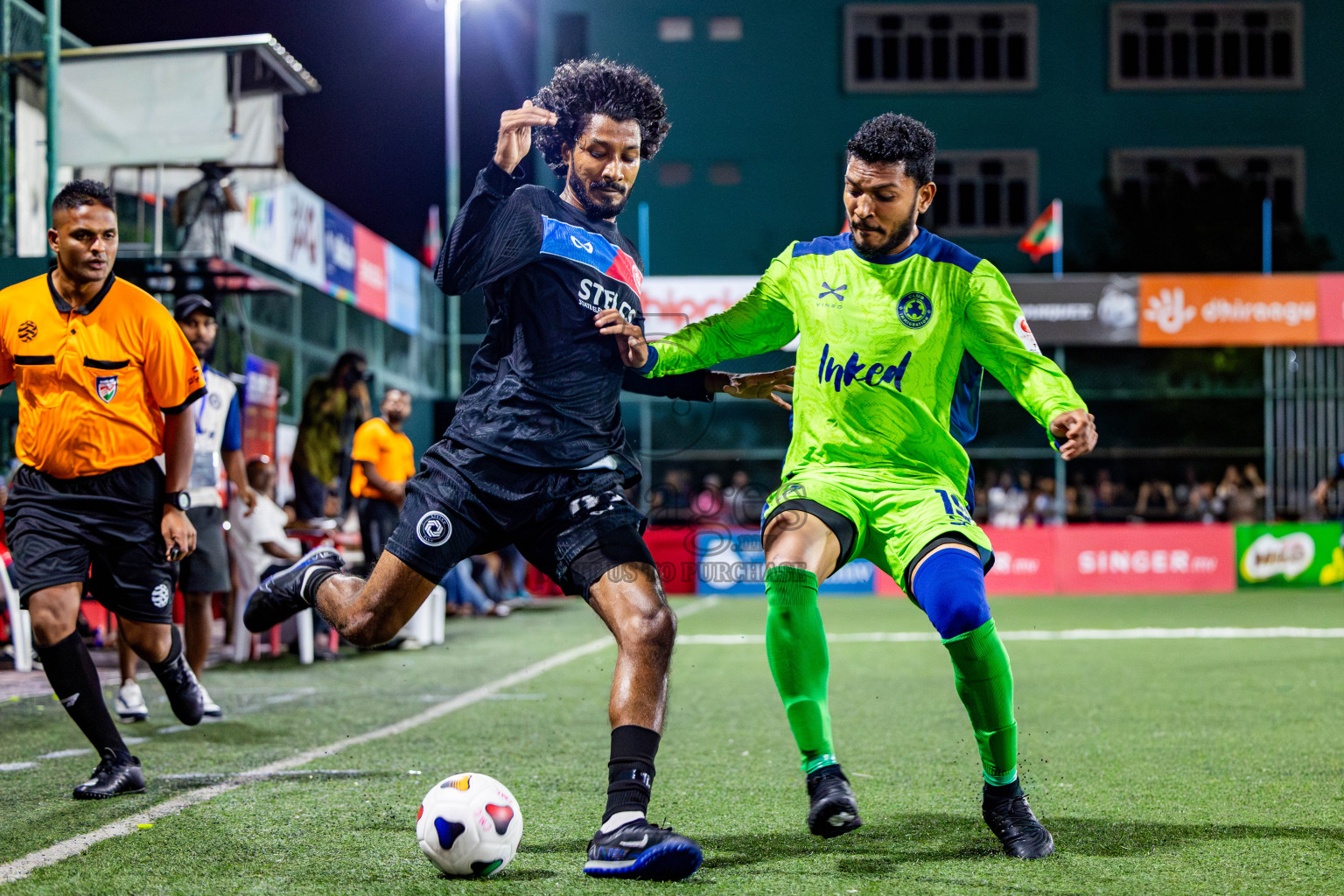 Stelco rc vs Club Immigration in Round of 16 of Club Maldives Cup 2024 held in Rehendi Futsal Ground, Hulhumale', Maldives on Monday, 7th October 2024. Photos: Nausham Waheed / images.mv