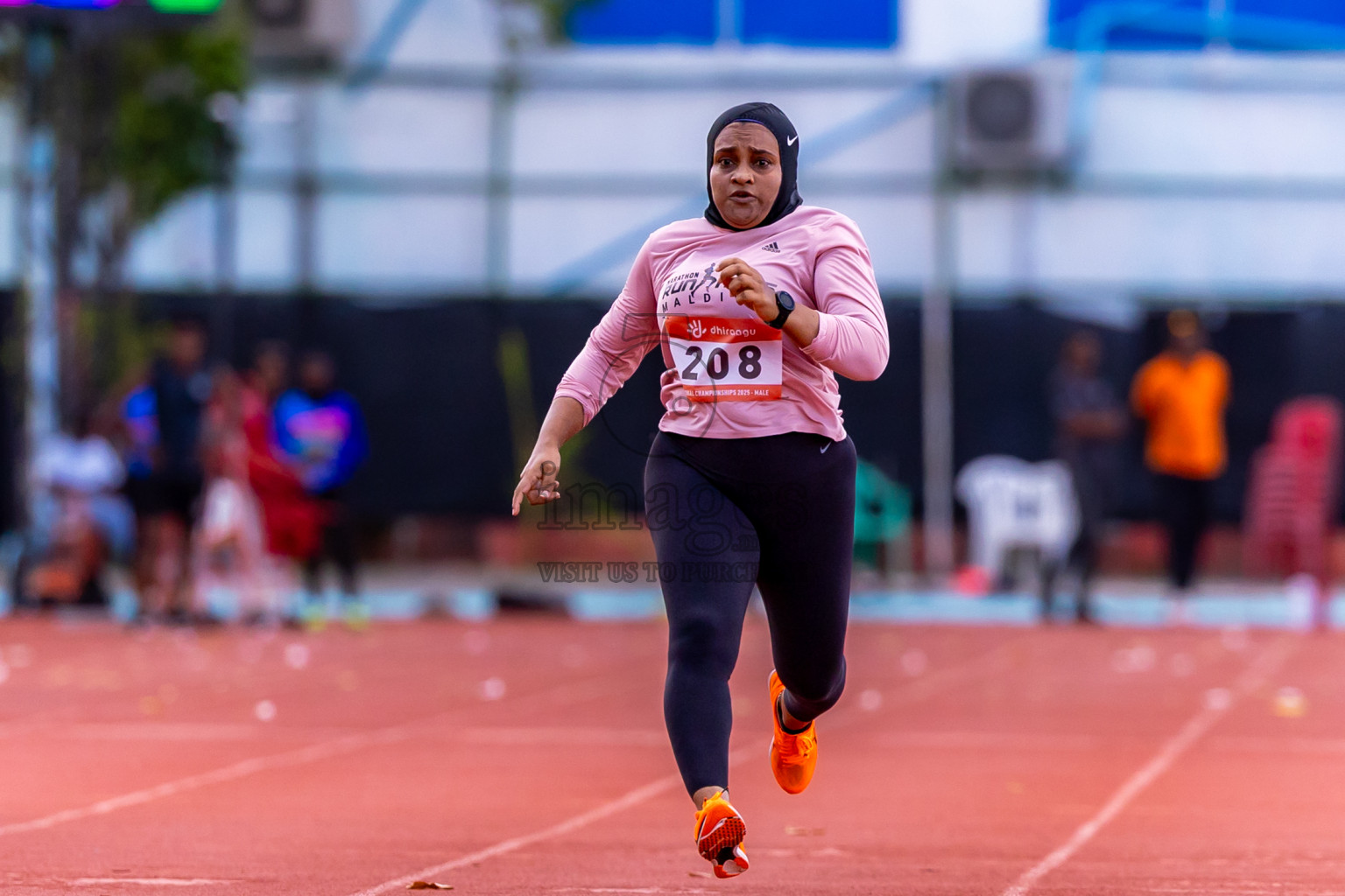 Day 3 of National Athletics Championship 2025 was held at Ekuveni Running Ground in Male', Maldives on Saturday, 16th August 2025. Photos: Nausham Waheed / images.mv