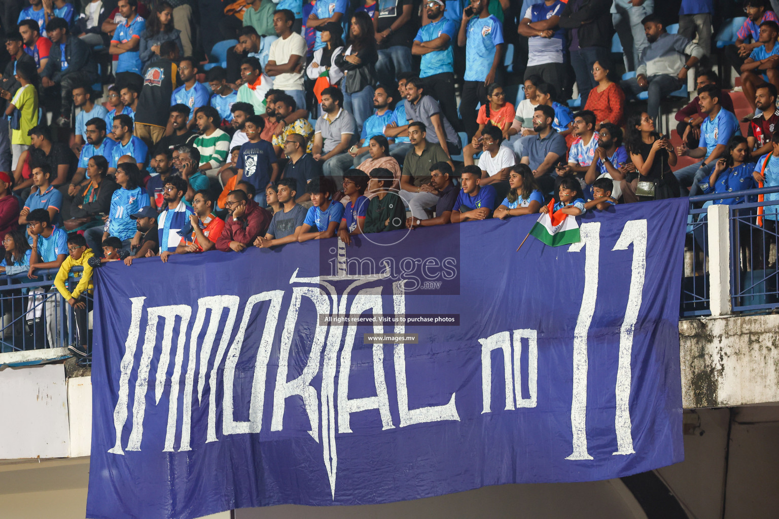 Nepal vs India in SAFF Championship 2023 held in Sree Kanteerava Stadium, Bengaluru, India, on Saturday, 24th June 2023. Photos: Nausham Waheed, Hassan Simah / images.mv