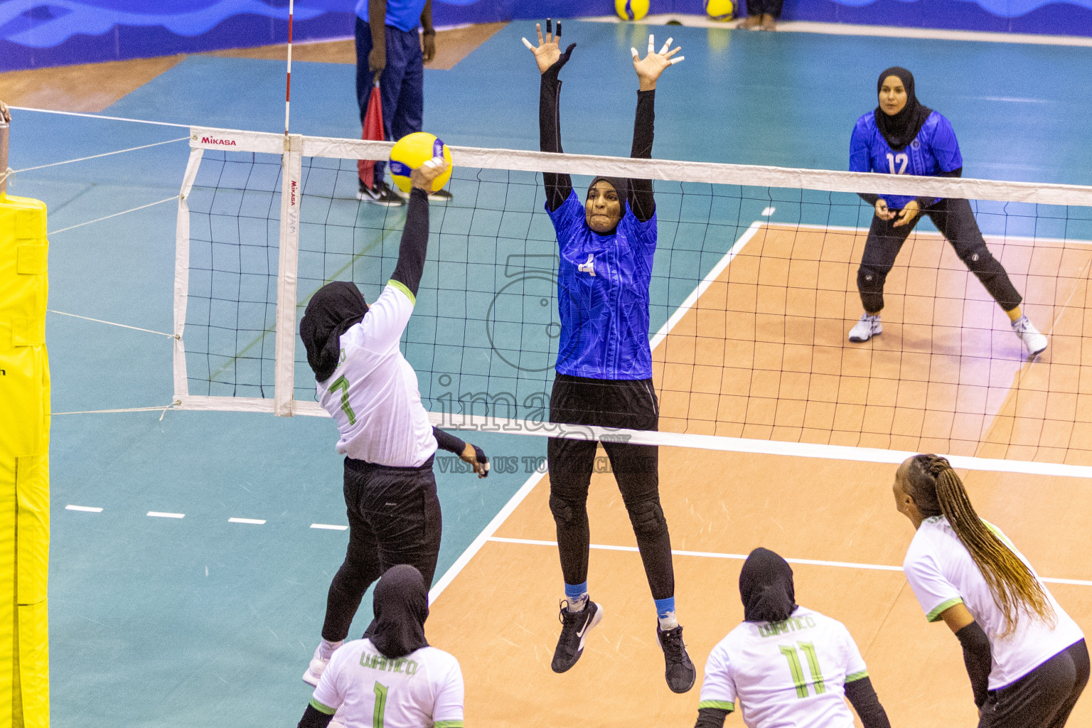 Final of Women's Division of Volleyball Association Cup 2023 held in Male', Maldives on Monday, 25th December 2023 at Social Center Indoor Hall Photos By: Nausham Waheed /images.mv