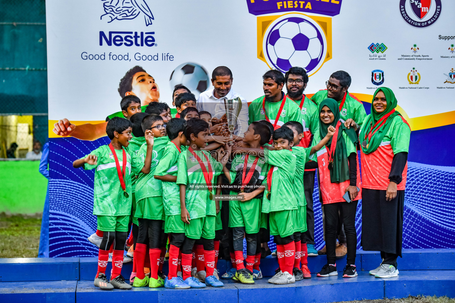 Day 4 of Milo Kids Football Fiesta 2022 was held in Male', Maldives on 22nd October 2022. Photos: Nausham Waheed / images.mv