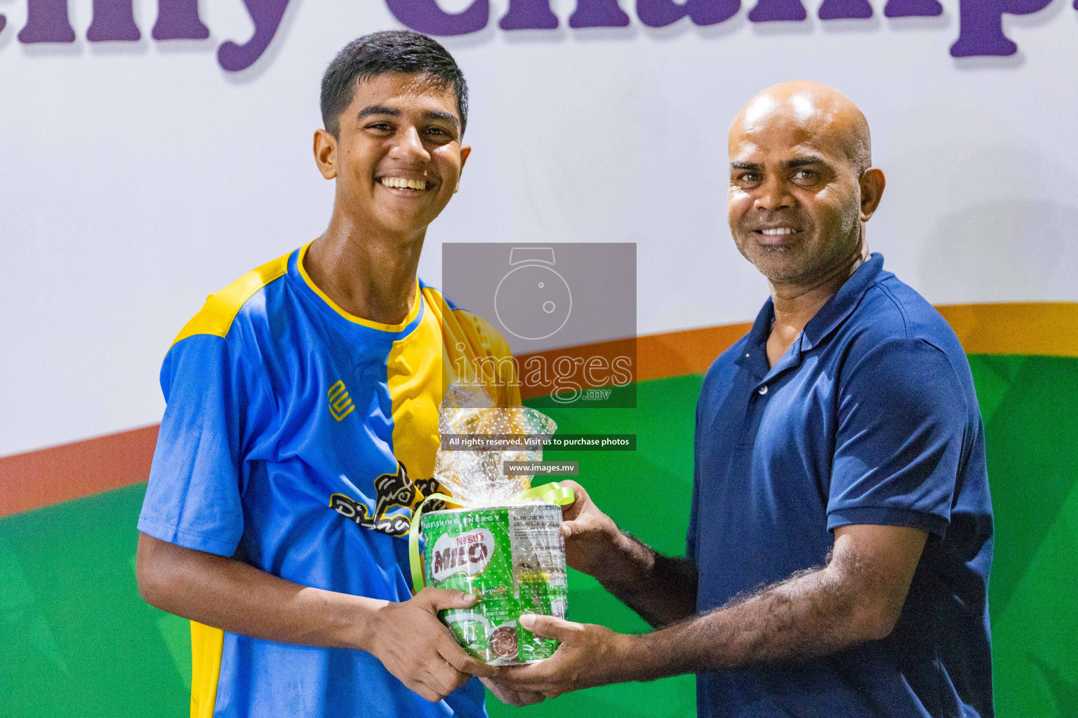 Day 1 of MILO Academy Championship 2023 (u14) was held in Henveyru Stadium Male', Maldives on 3rd November 2023. Photos: Nausham Waheed / images.mv