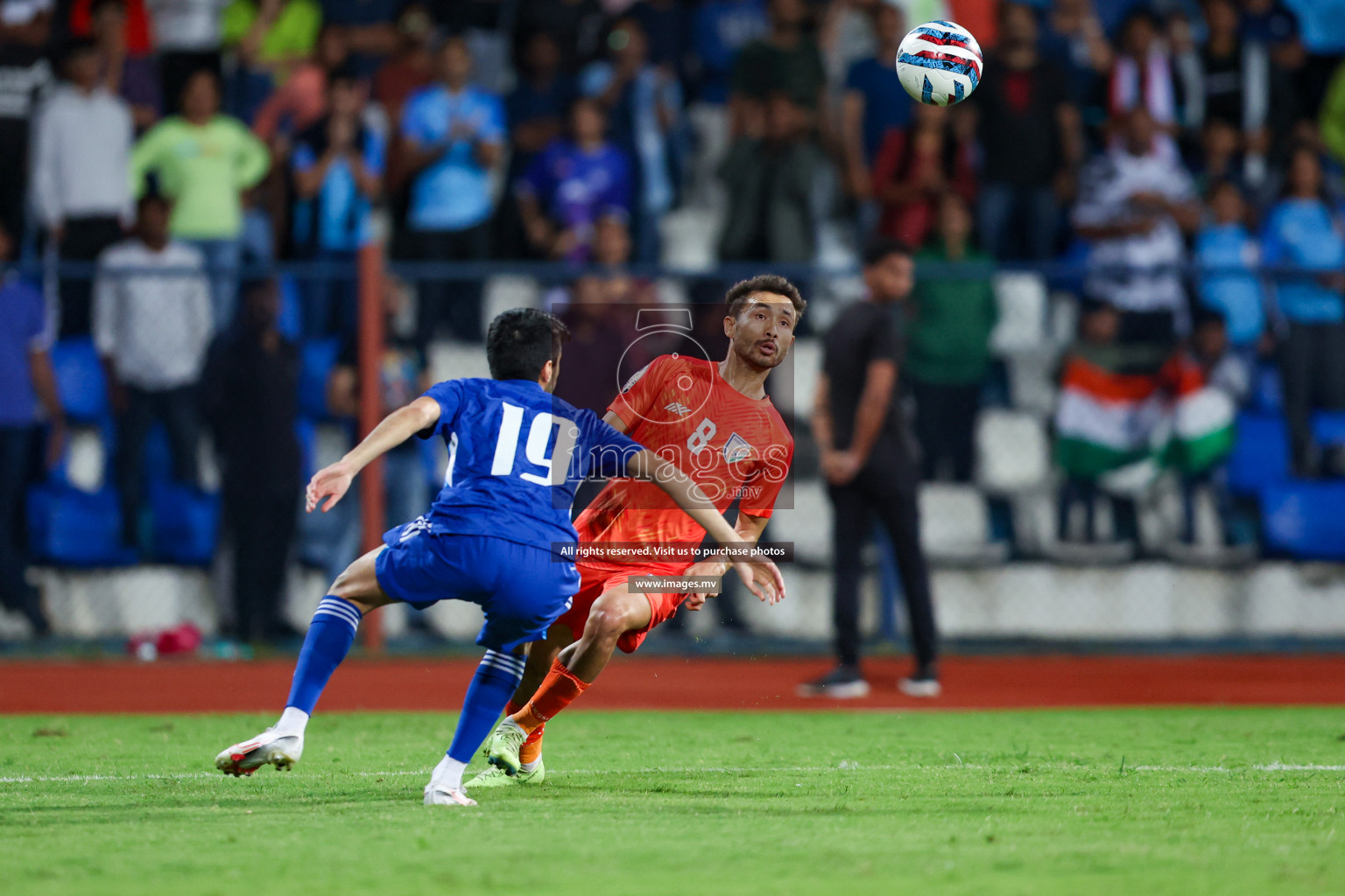 Kuwait vs India in the Final of SAFF Championship 2023 held in Sree Kanteerava Stadium, Bengaluru, India, on Tuesday, 4th July 2023. Photos: Nausham Waheed / images.mv