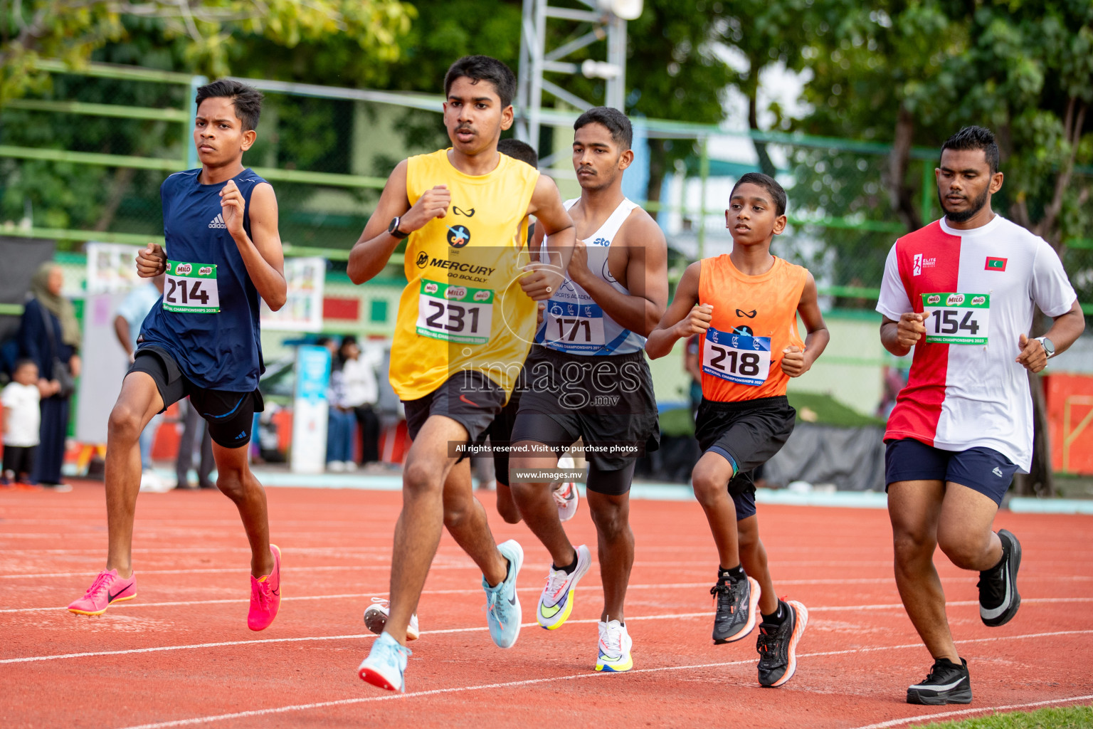 Day 2 of National Athletics Championship 2023 was held in Ekuveni Track at Male', Maldives on Friday, 24th November 2023. Photos: Hassan Simah / images.mv