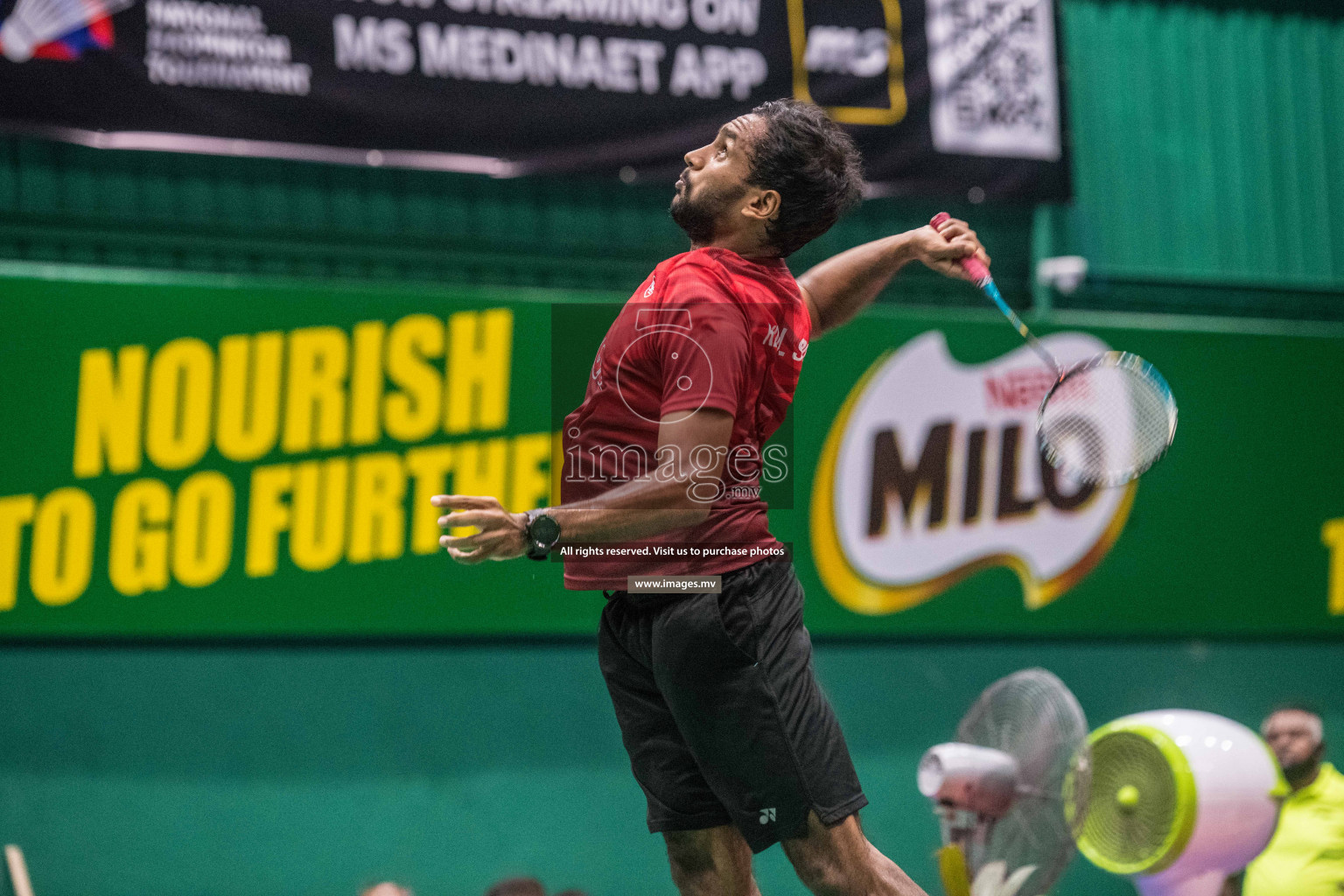 Final of Badminton association mixed group championship 2021 held in Male', Maldives Photos by Nausham Waheed