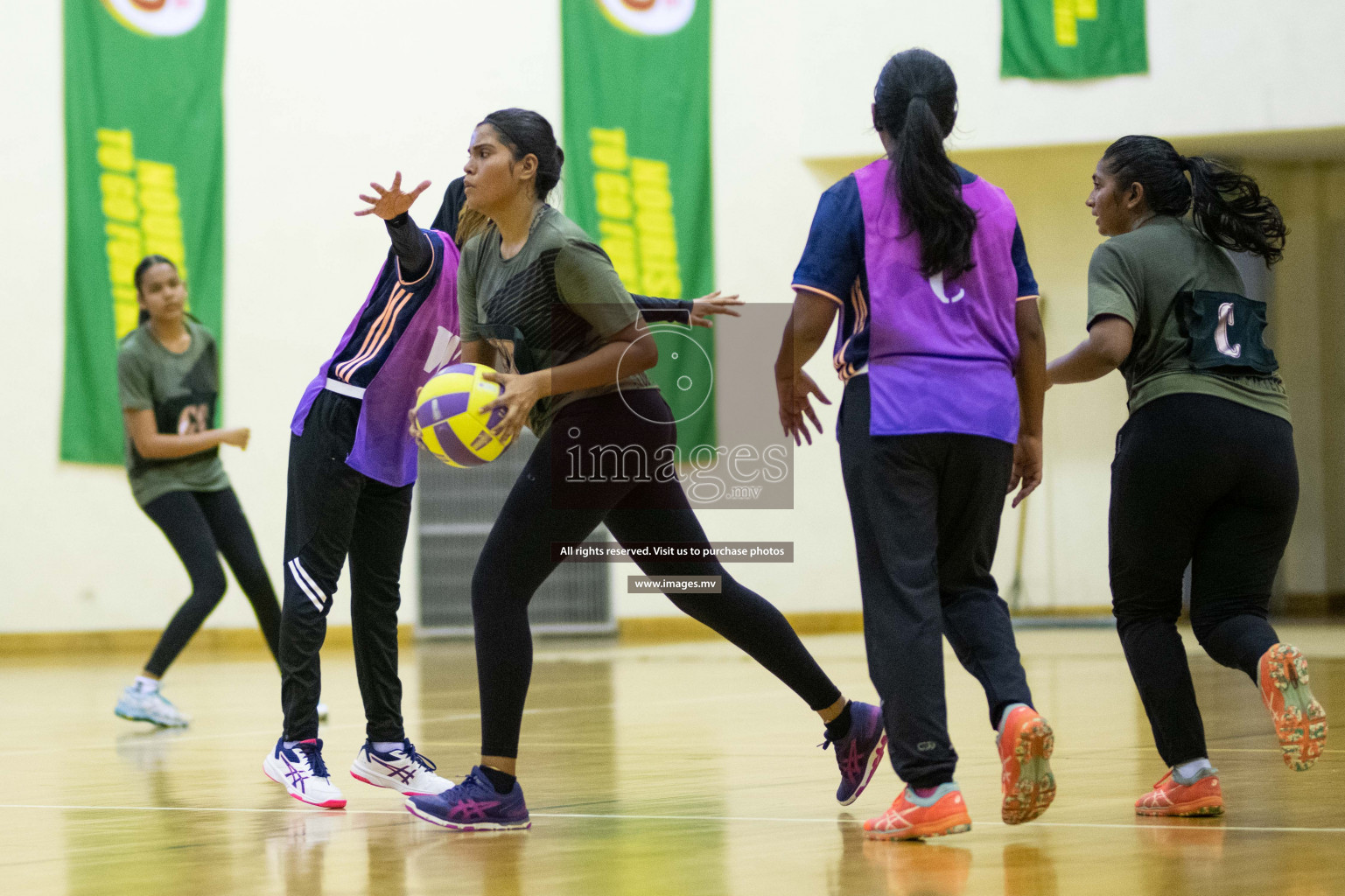 Milo National Netball Tournament 29th November 2021 at Social Center Indoor Court, Male, Maldives. Photos: Maanish/ Images Mv