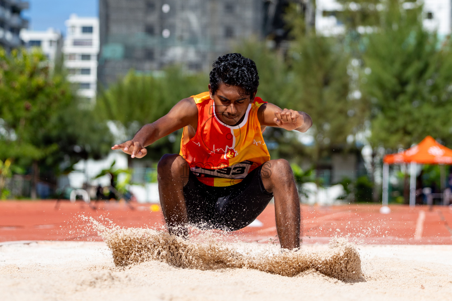 Day 2 of MWSC Interschool Athletics Championships 2024 held in Hulhumale Running Track, Hulhumale, Maldives on Sunday, 10th November 2024. 
Photos by:  Hassan Simah / Images.mv