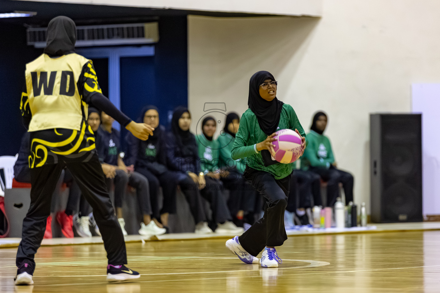 Day 8 of 26th Inter-School Netball Tournament 2025 was held in Social Center Indoor Hall on Sunday, 26th October 2025. Photos: Hassan Simah / images.mv