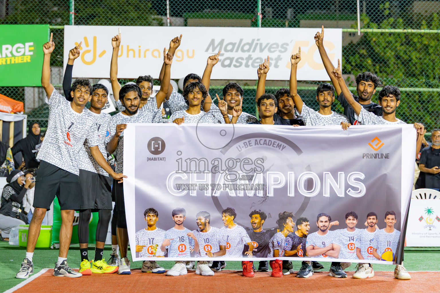 Maathoda Sports Club vs Sports Club City in the Finals of Milo National Junior Volleyball Championship 2025 Men's Division was held on Sunday, 30th November 2025 at Ekuveni Turf Court Male', Maldives. Photos: Areef Adam / images.mv