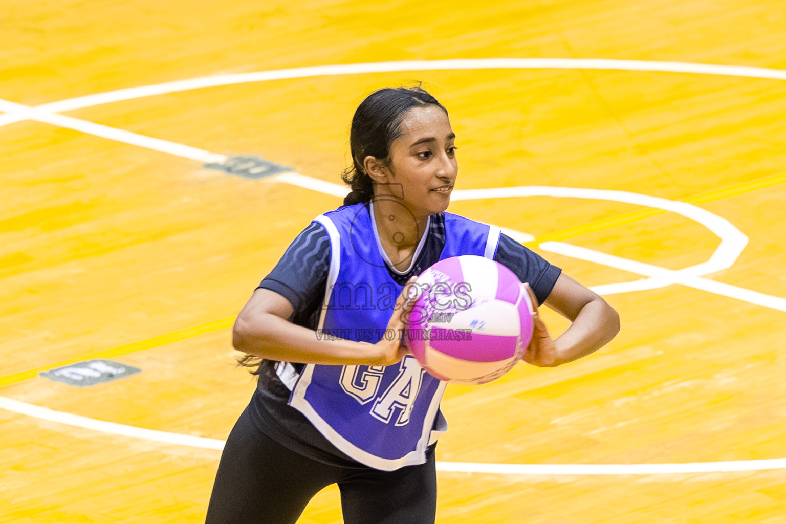 S.C. Shining Star vs KYRC in the Semi-finals of 24th Milo Netball Association Championship was held in Social Center at Male', Maldives on Wednesday, 10th September 2025. Photos: Mohamed Mahfooz Moosa / images.mv