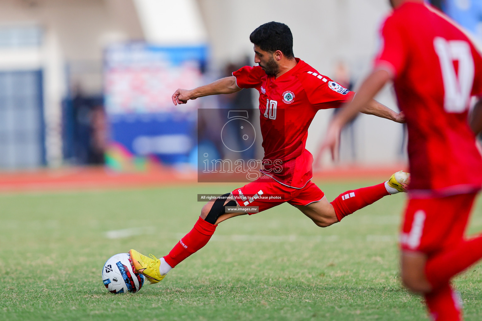 Lebanon vs Maldives in SAFF Championship 2023 held in Sree Kanteerava Stadium, Bengaluru, India, on Tuesday, 28th June 2023. Photos: Nausham Waheed, Hassan Simah / images.mv