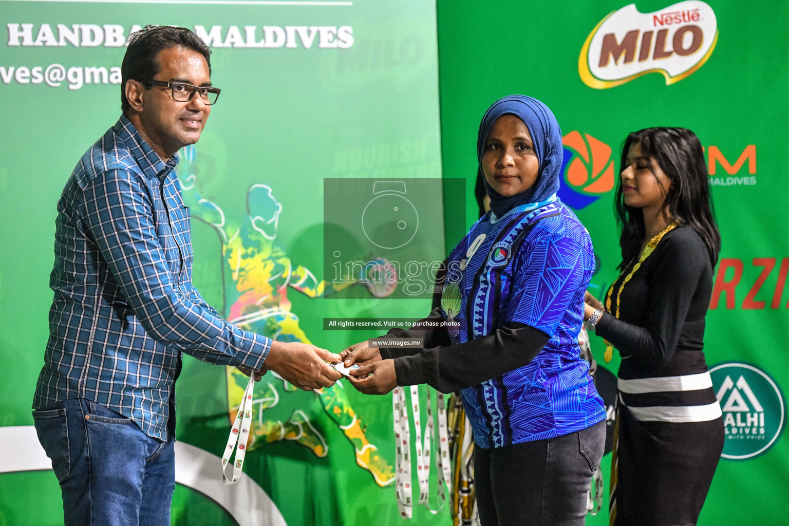 Final of Milo 6th Inter Office Handball Tournament 2022 - Photos by Nausham Waheed