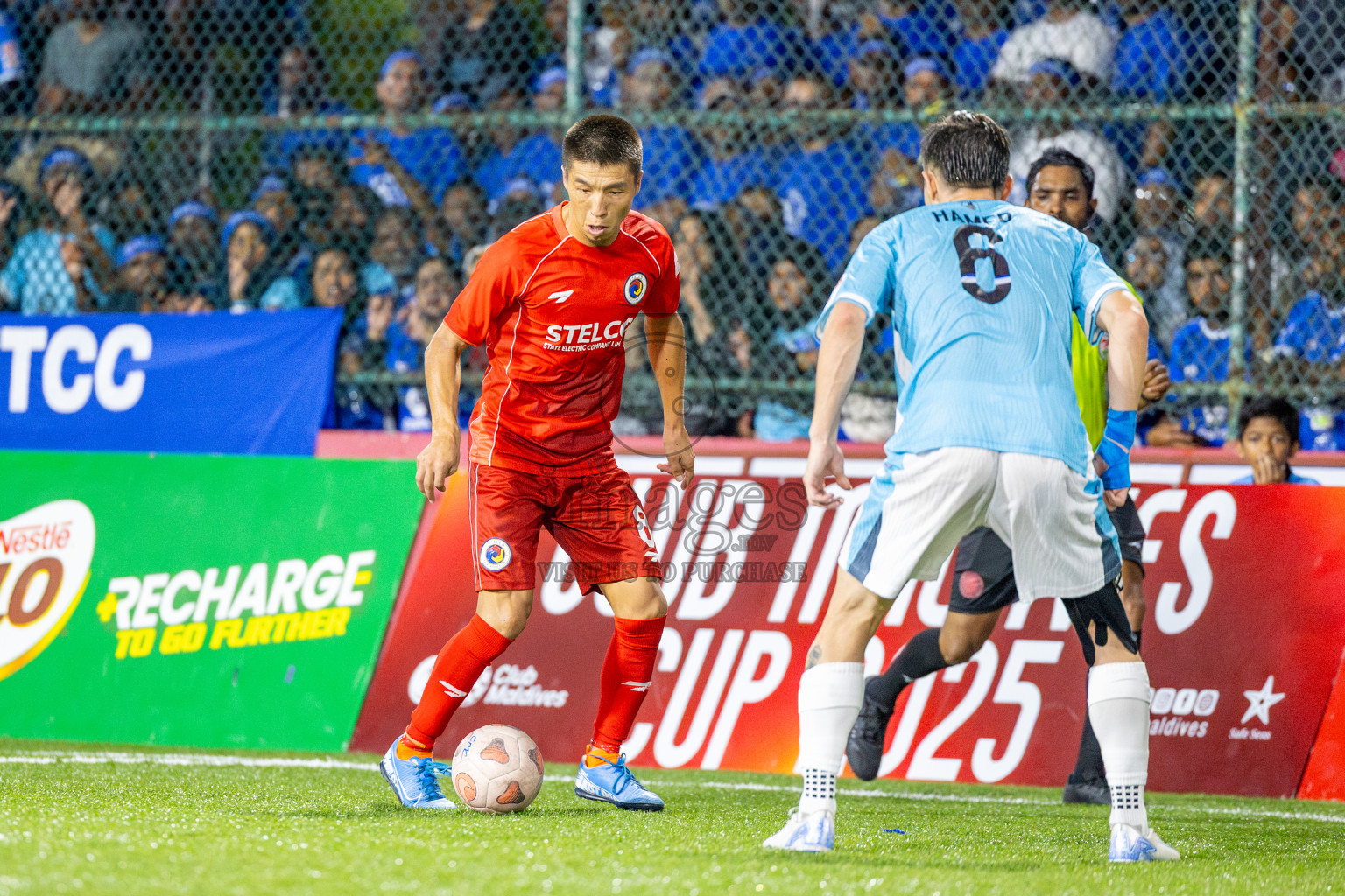 STECLO RC vs Club MTCC in Day 8 of Club Maldives Cup 2025 was held in Rehendhi Futsal Ground, Hulhumale', Maldives on Wednesday, 8th October 2025.
Photos: Ismail Thoriq / images.mv