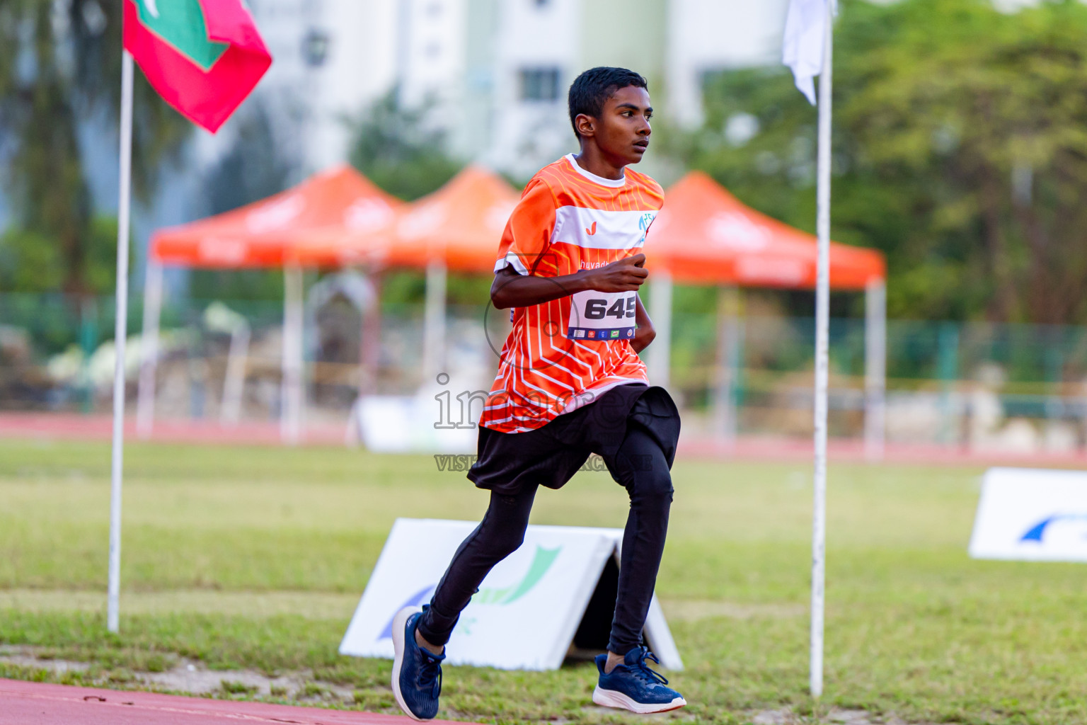 Day 3 of MWSC Interschool Athletics Championships 2024 held in Hulhumale Running Track, Hulhumale, Maldives on Monday, 11th November 2024. Photos by: Nausham Waheed / Images.mv