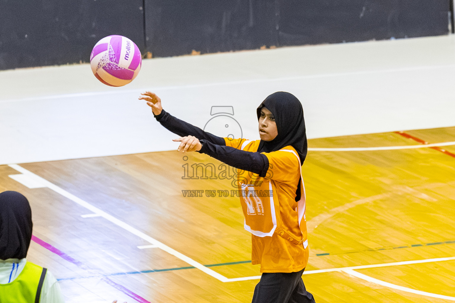 Day 8 of 24th Milo Netball Association Championship was held in Social Center at Male', Maldives on Monday, 8th September 2025. Photos: Mohamed Mahfooz Moosa / images.mv